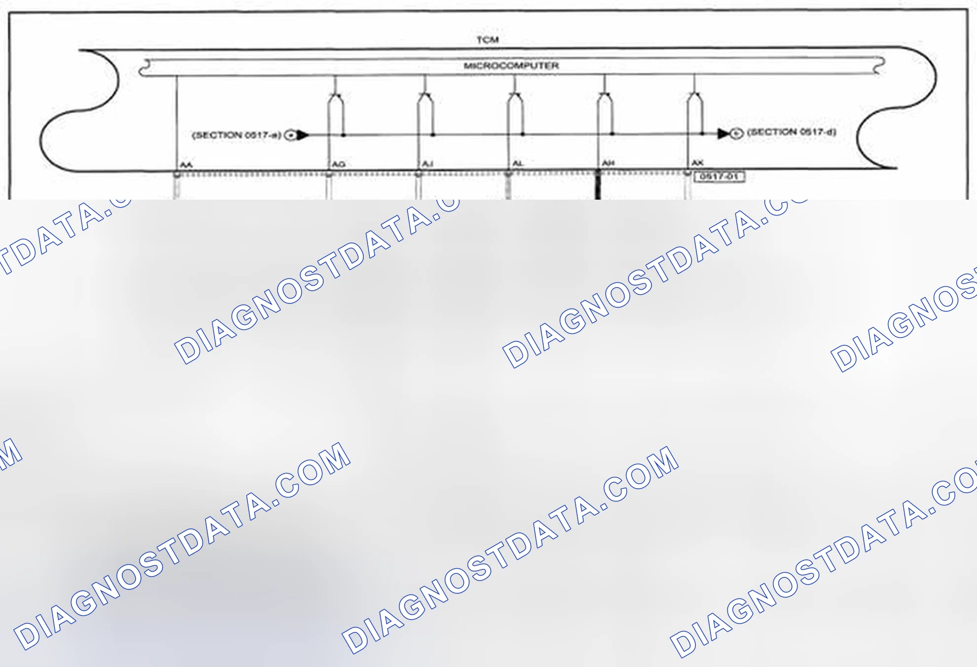 Scheme 192: Automatic Transaxle Control System (FS5A-EL) Wiring Diagram - 0517-C (1 Of 2)