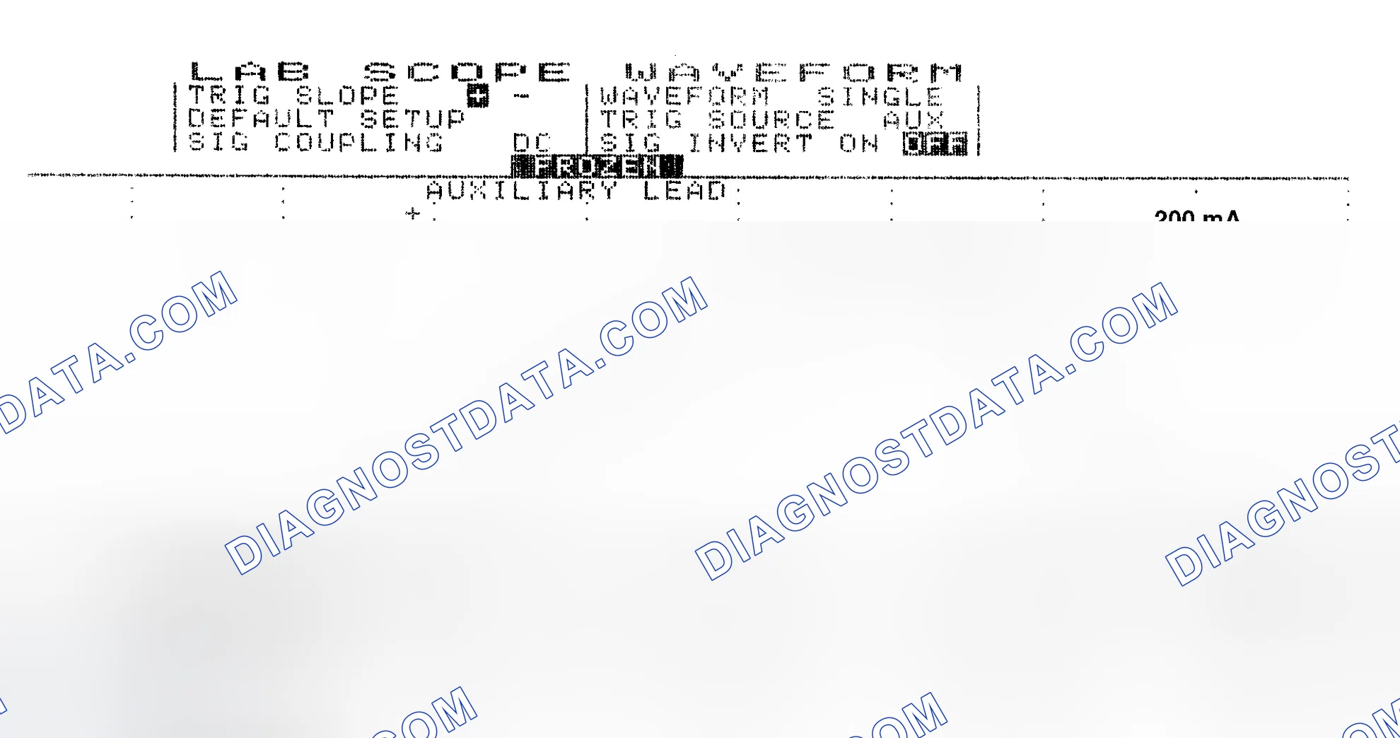 Scheme 13: Single Injector w/Normal Current Flow - Current Pattern