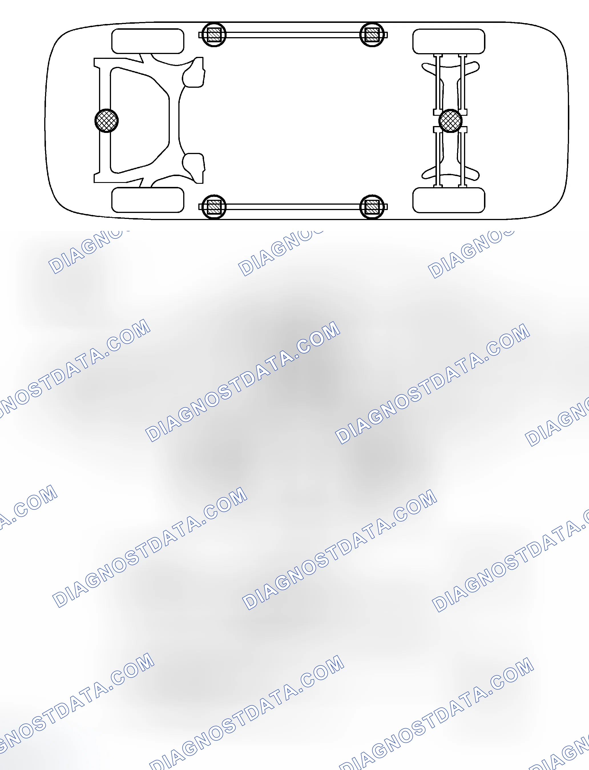 Scheme 8: VEHICLE LIFT AND SUPPORT LOCATIONS