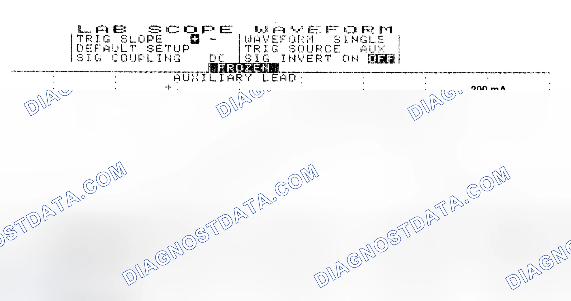 Scheme 13: Single Injector w/Normal Current Flow - Current Pattern