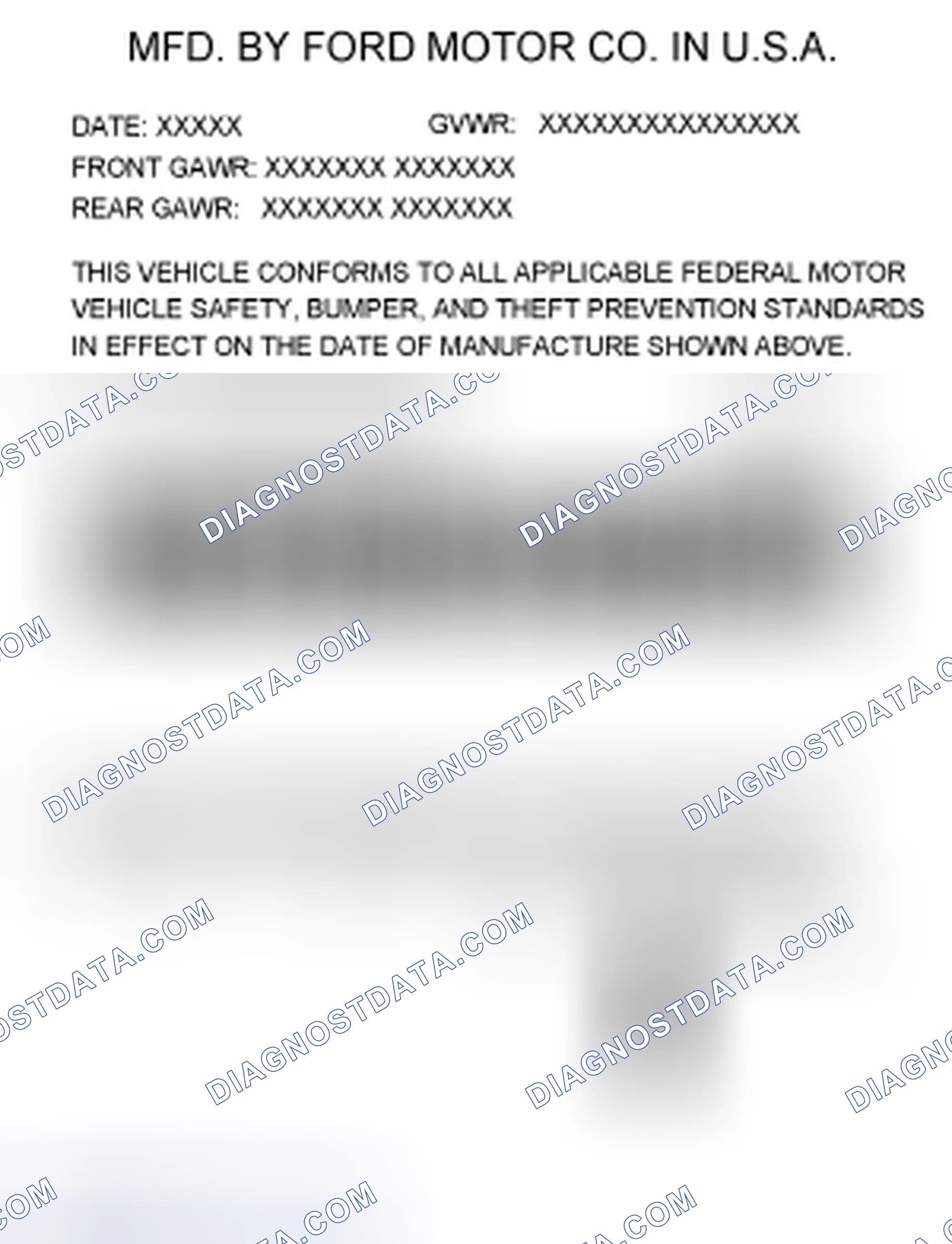 Scheme 30: Spring Codes - Ford Five Hundred, Mercury Montego