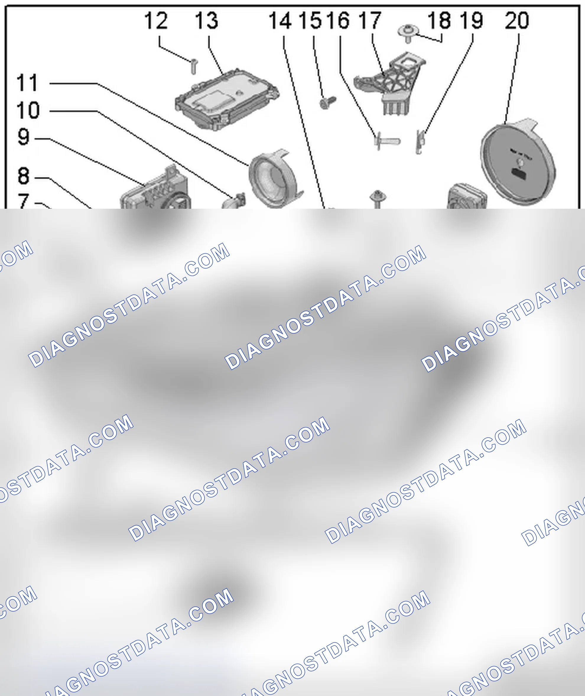 Scheme 15: HID HEADLAMPS, OVERVIEW, FROM MY 2012