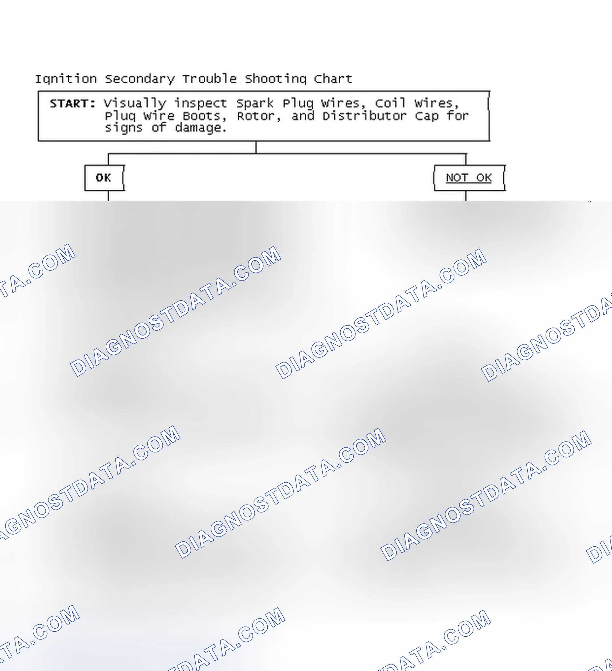 Scheme 1: Ignition Secondary Trouble Shooting Chart