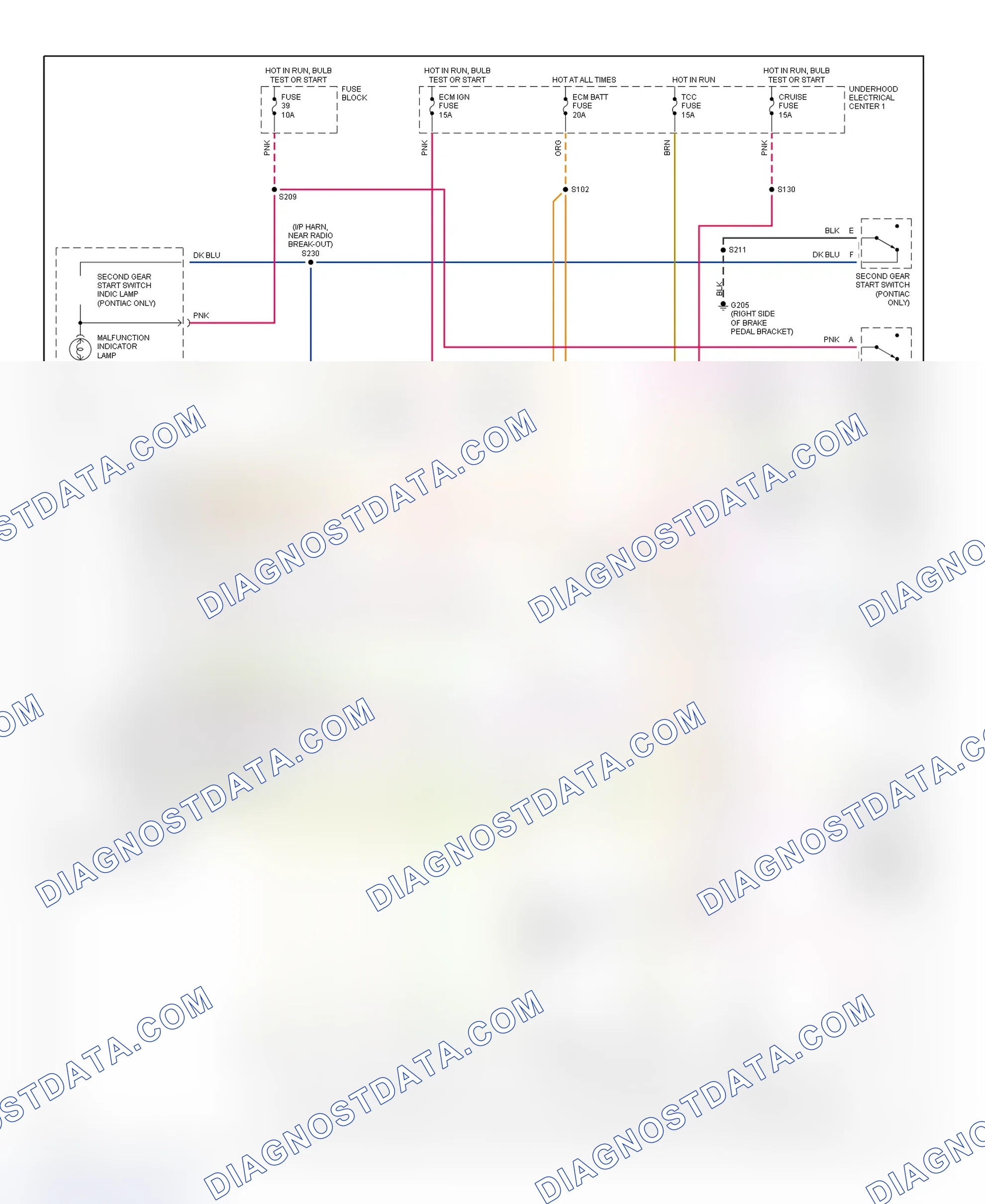 Scheme 143: 1995 "W" Body - 3.1L (Cutlass Supreme, Grand Prix, Lumina, Monte Carlo & Regal) Schematic