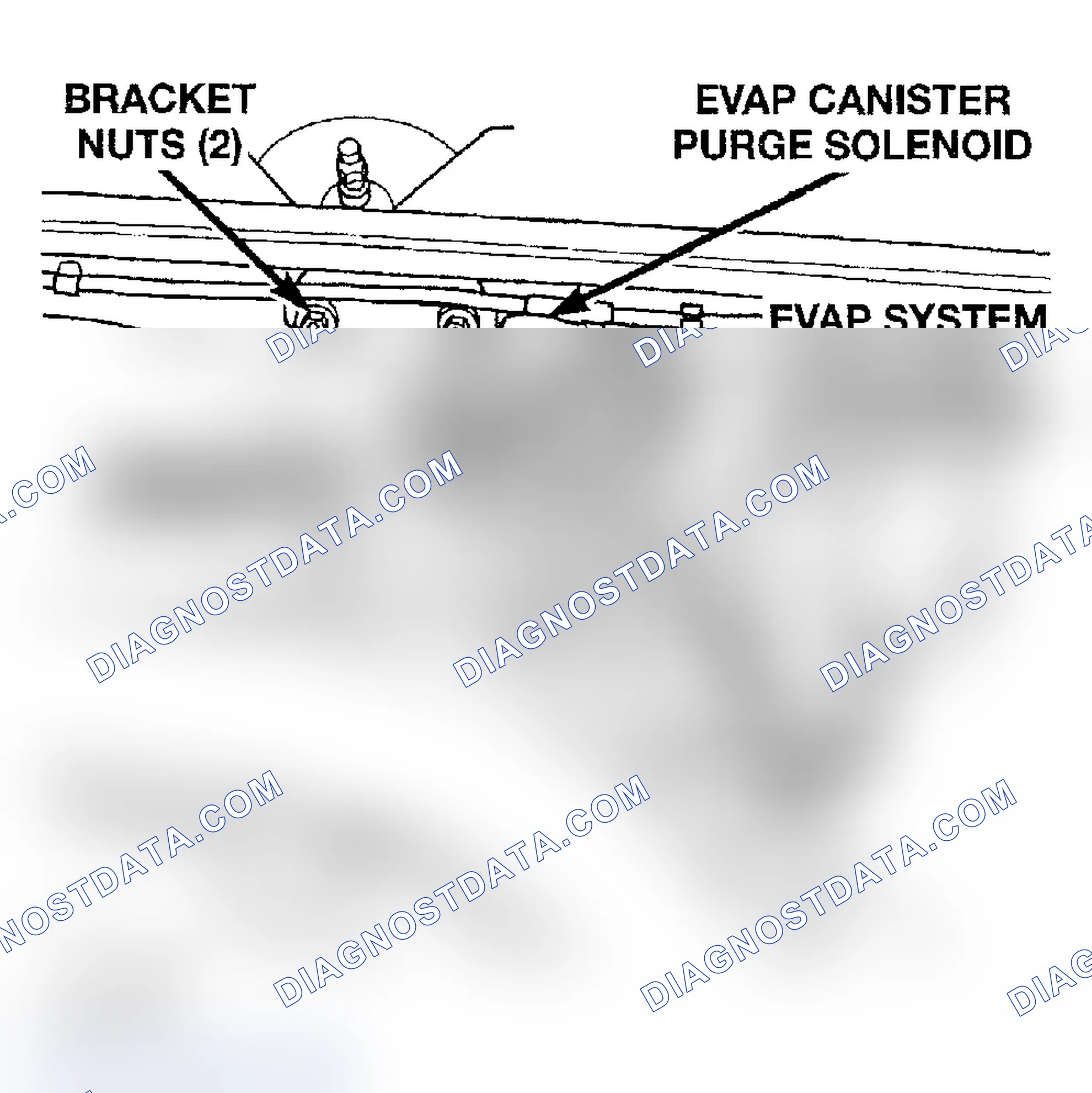 Scheme 297: EVAP CANISTER PURGE SOLENOID & EVAP SYSTEM SERVICE PORT LOCATION