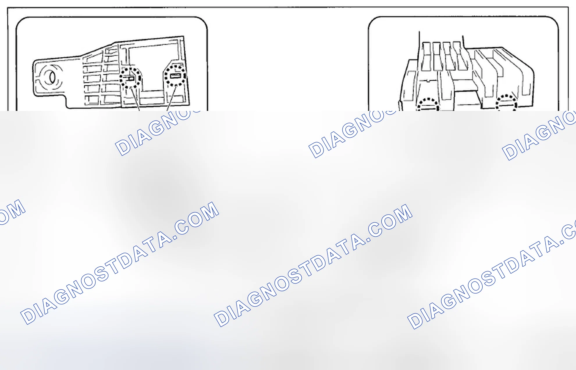 Scheme 28: RELAY AND FUSE BLOCK MIDDLE COVER DISASSEMBLY/ASSEMBLY