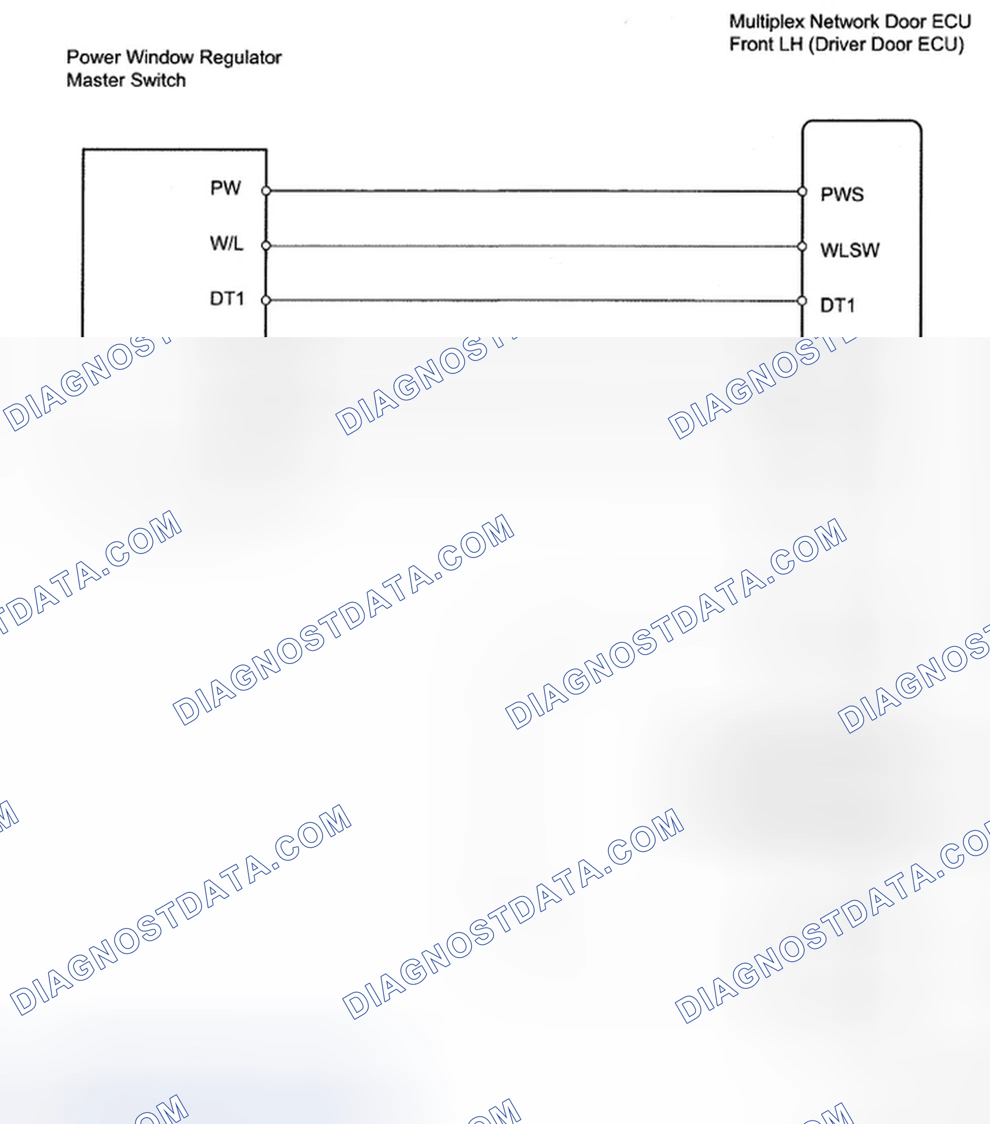 Scheme 13: Remote Up/Down Function Does Not Operation - Wiring Diagram