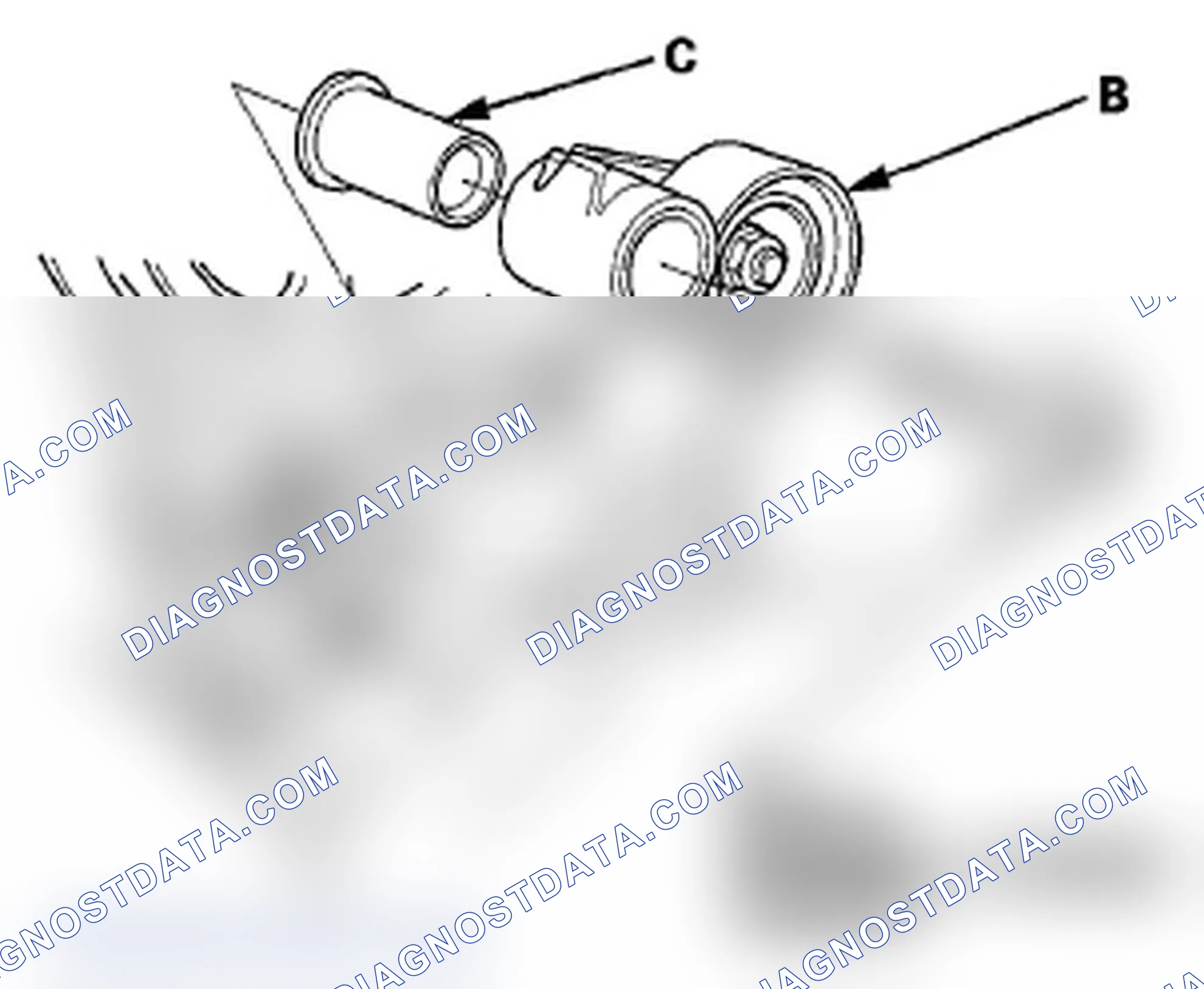 Scheme 95: Timing Belt Adjuster Replacement