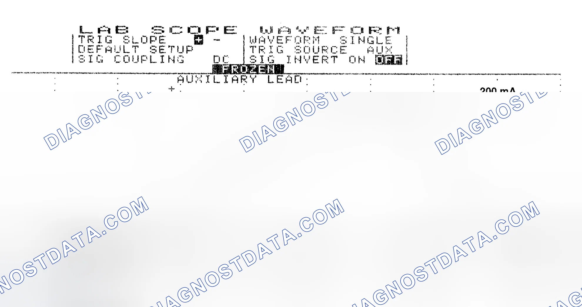Scheme 13: Single Injector w/Normal Current Flow - Current Pattern