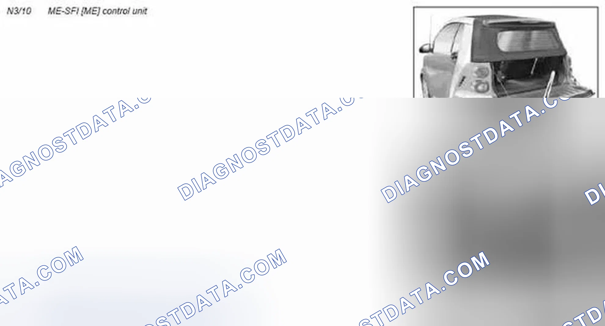 Scheme 55: Component description for the ME-SFI [ME] control unit - GF07.61-P-6000MCU