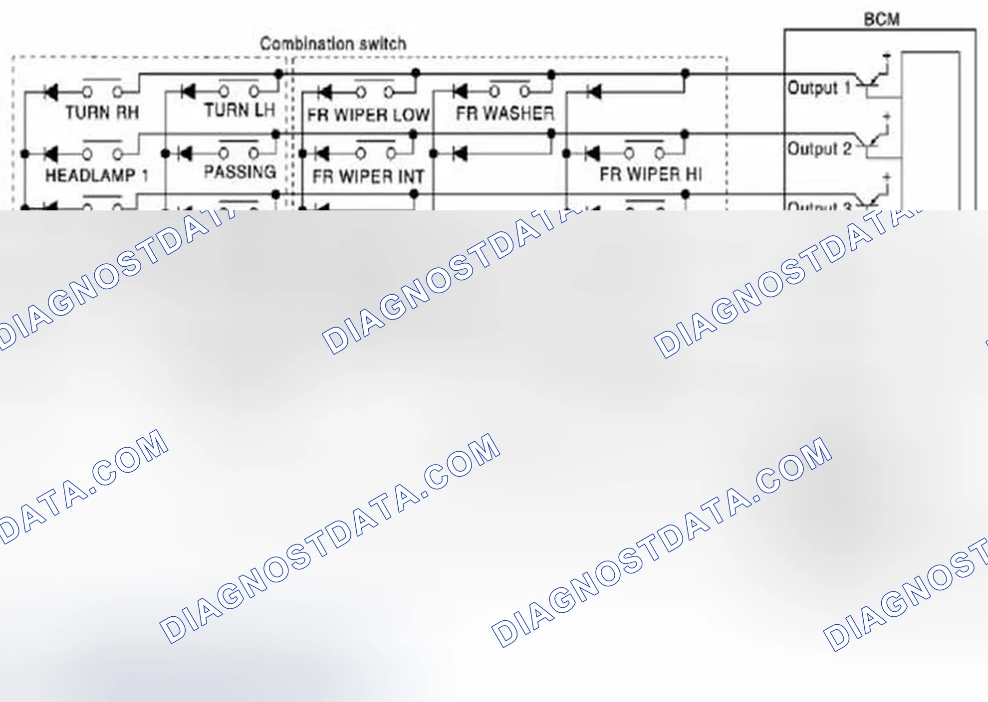 Scheme 9: Combination Switch Reading System: System Diagram