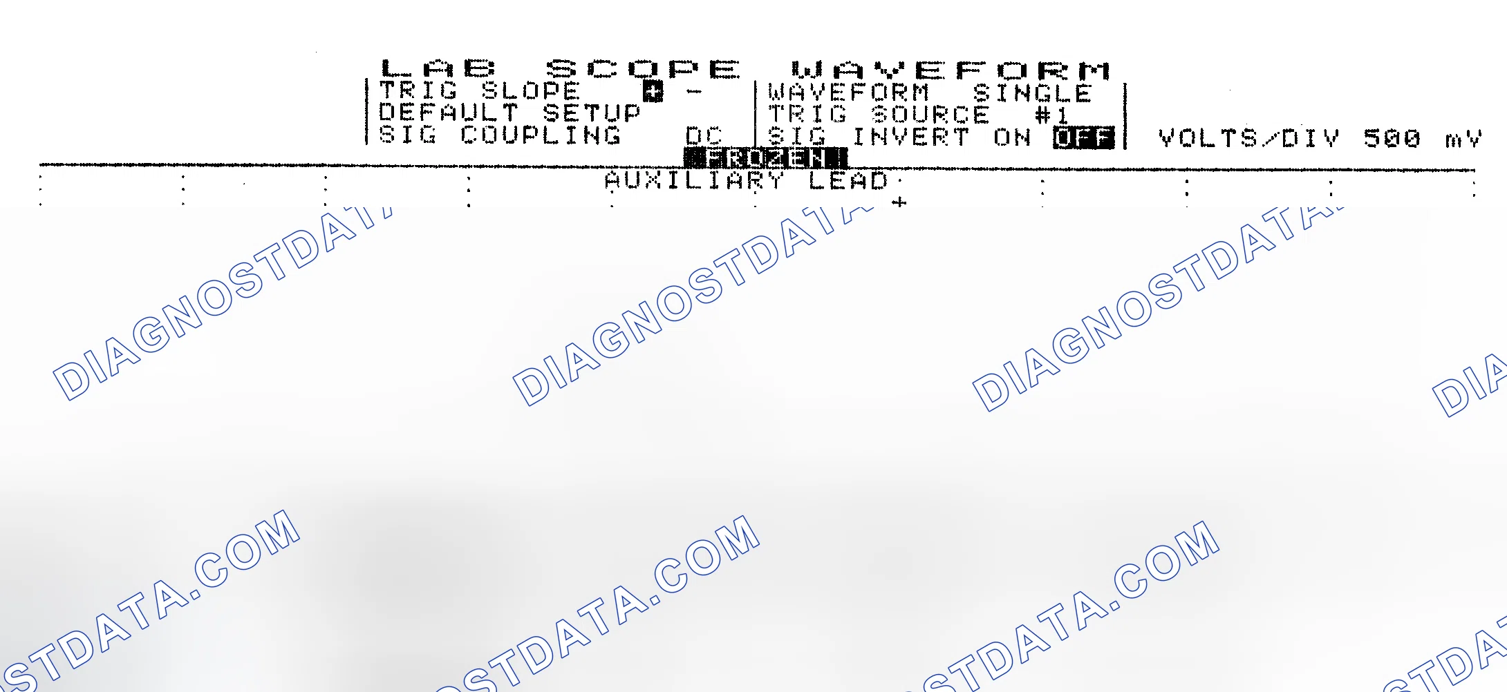 Scheme 10: Single Injector w/Excessive Current Flow - Current Pattern