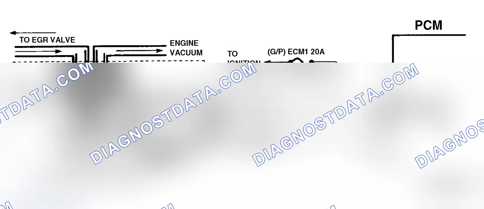 Scheme 60: Code 32 Schematic ("P" Series 5.7L A/T) EGR Circuit Error Models Using Ported Vacuum & EVR Solenoid