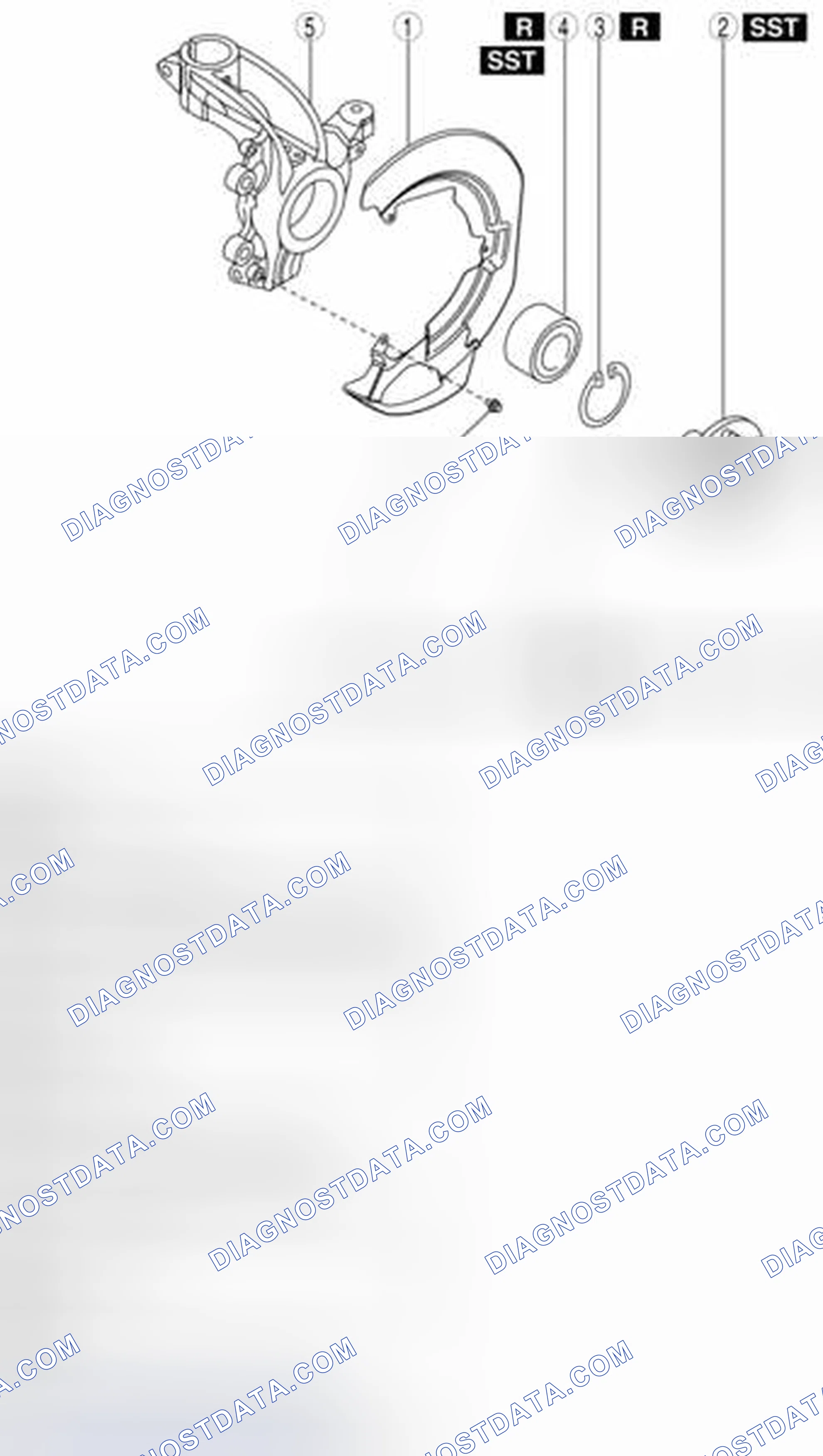 Scheme 7: WHEEL HUB, STEERING KNUCKLE DISASSEMBLY/ASSEMBLY