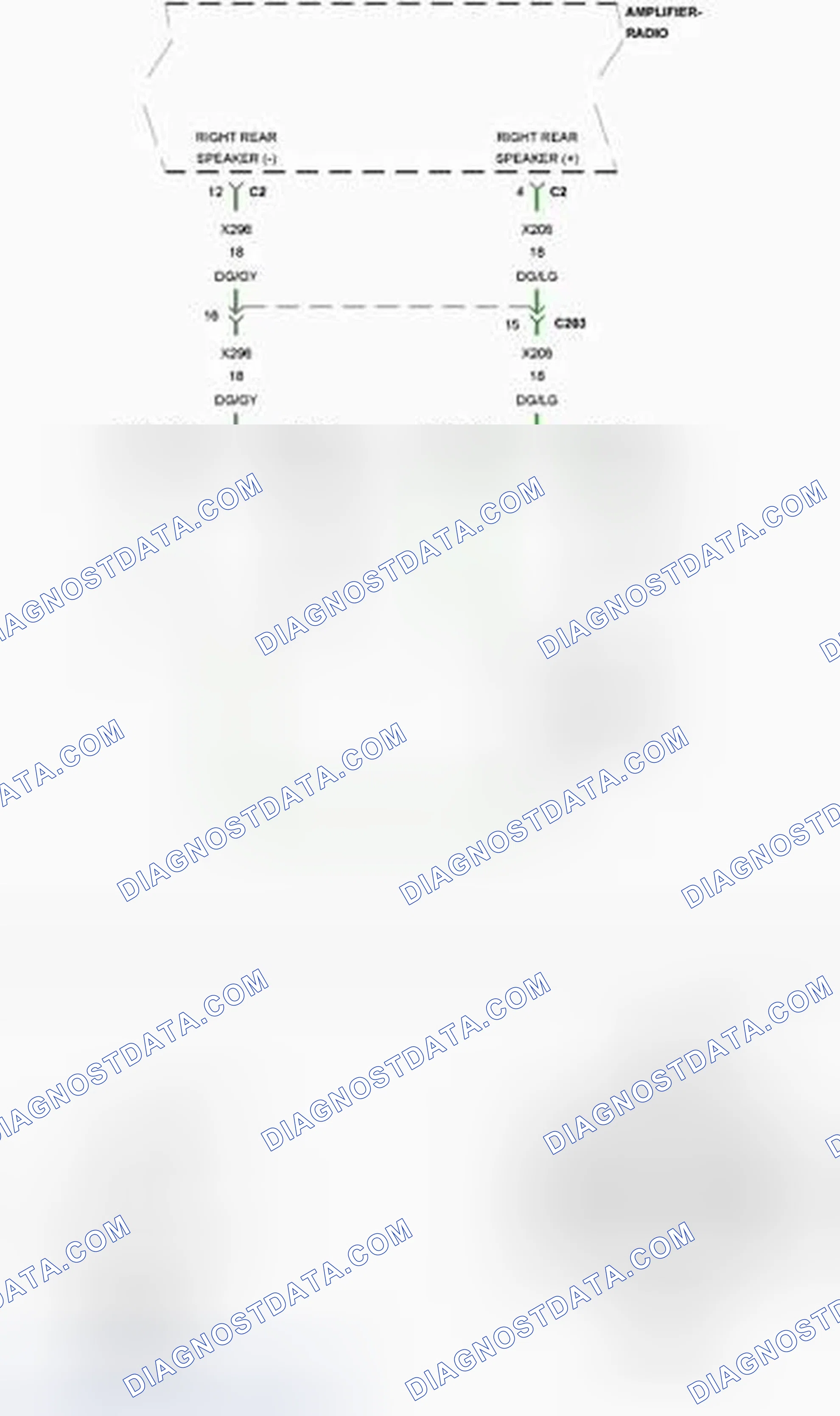 Scheme 57: B147A-CHANNEL 6 AUDIO SPEAKER OUTPUT CIRCUIT LOW