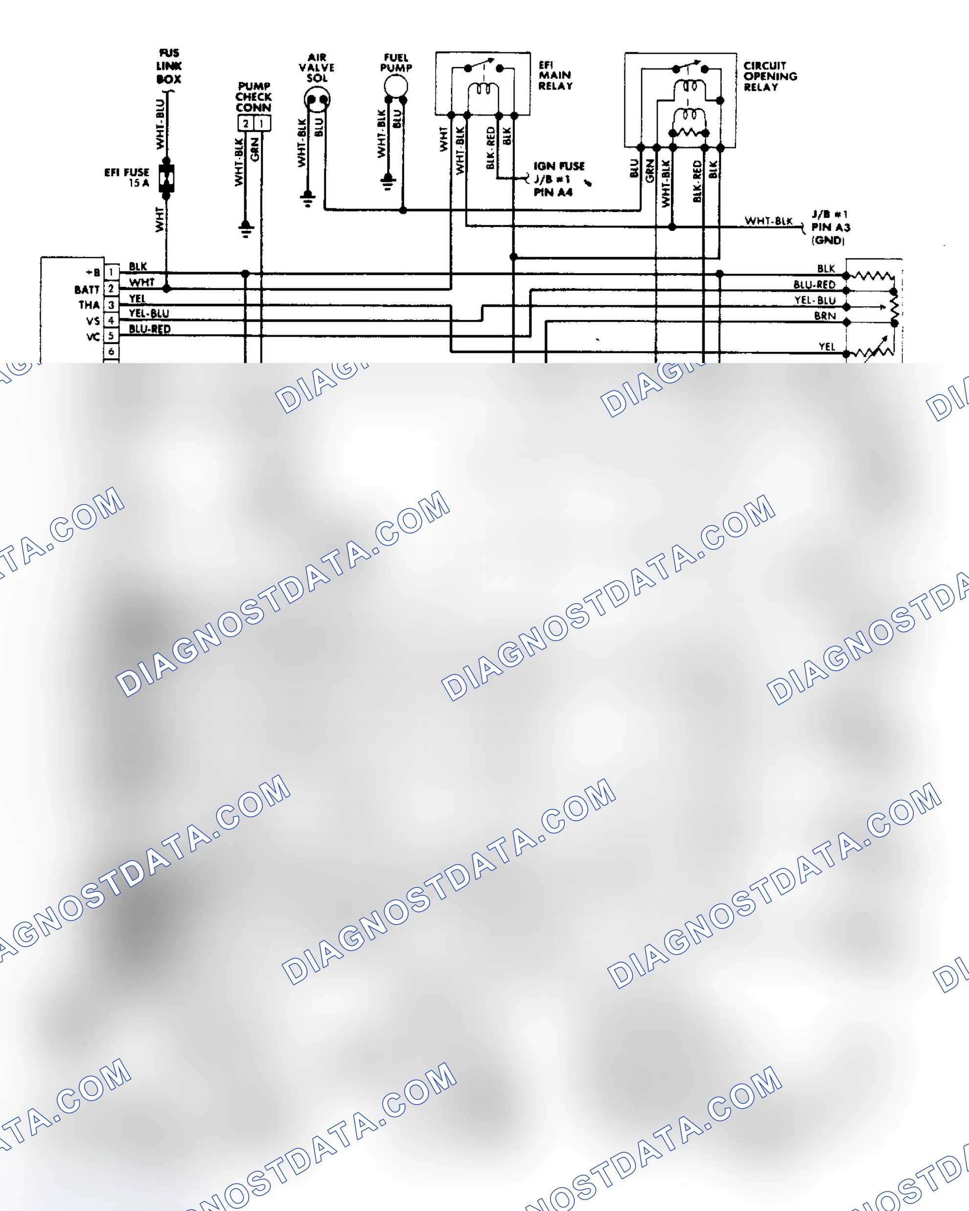 Scheme 64: EFI/TCCS Wiring Diagram (Van)