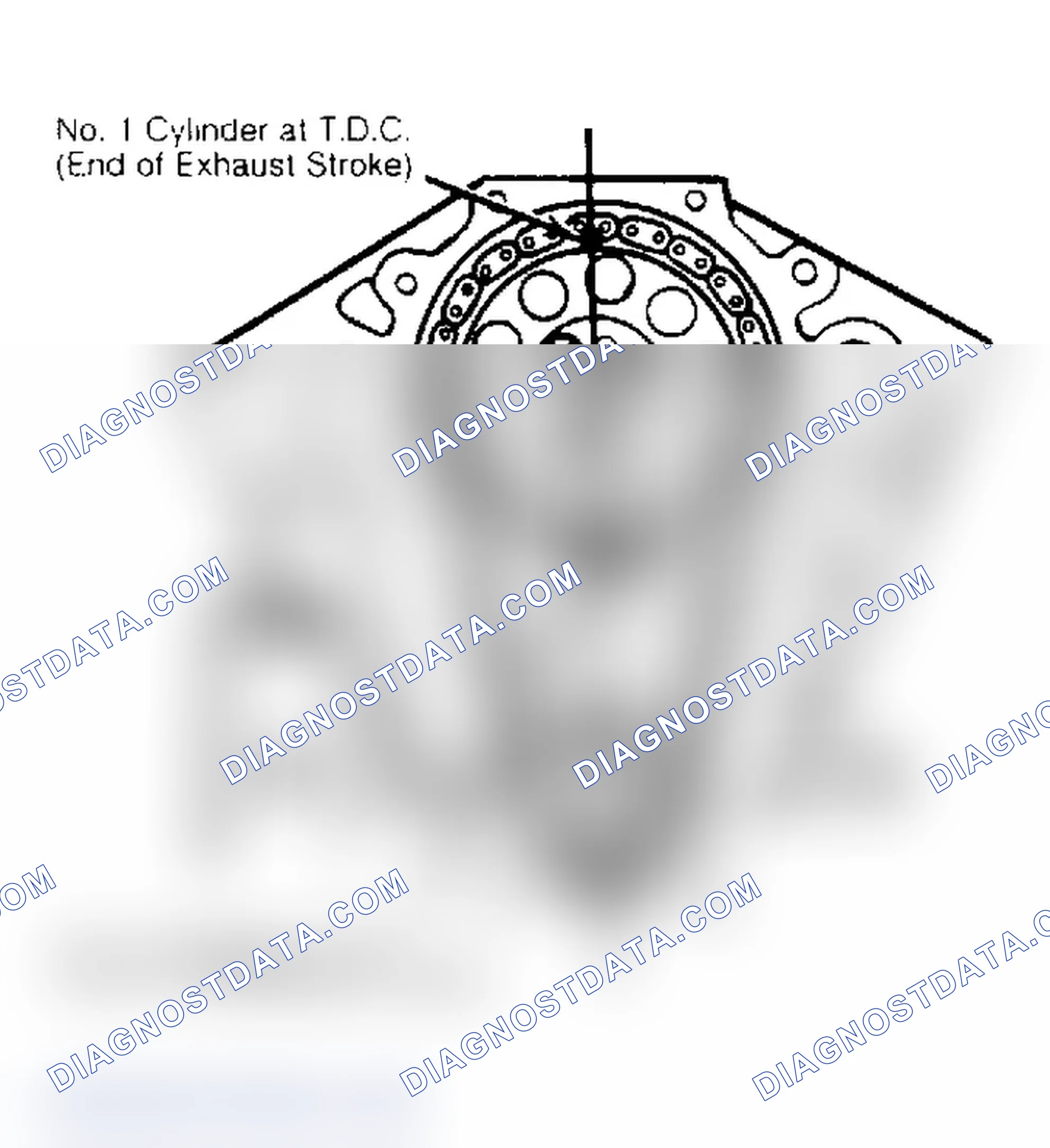 Scheme 18: Aligning Timing Sprockets. Avoid letting camshaft or crankshaft turn during removal.