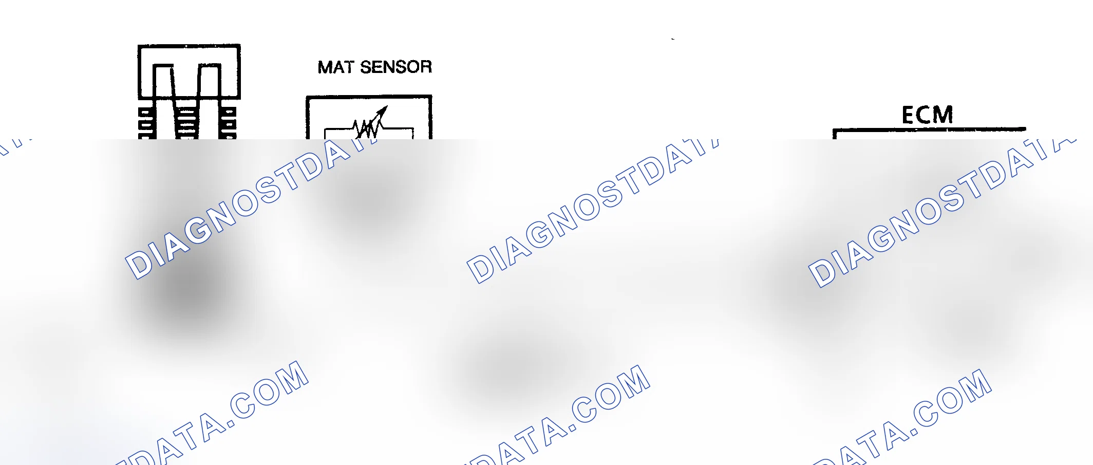 Scheme 110: Code 23 Schematic (2.5L & 4.3L Turbo) MAT Sensor Temperature Low