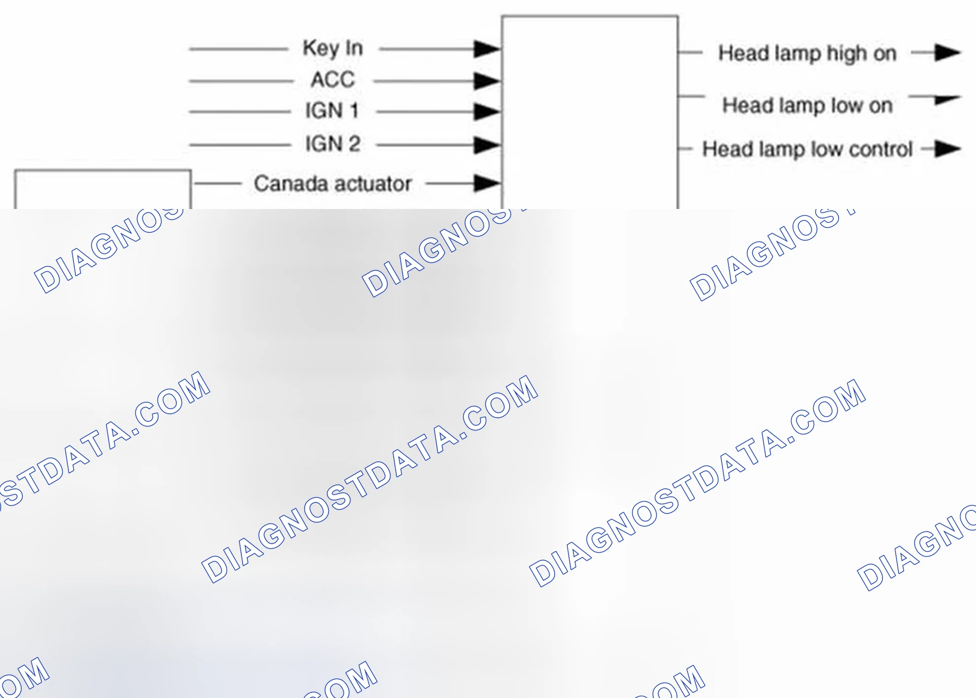 Scheme 166: Head Lamp Function IN/OUT