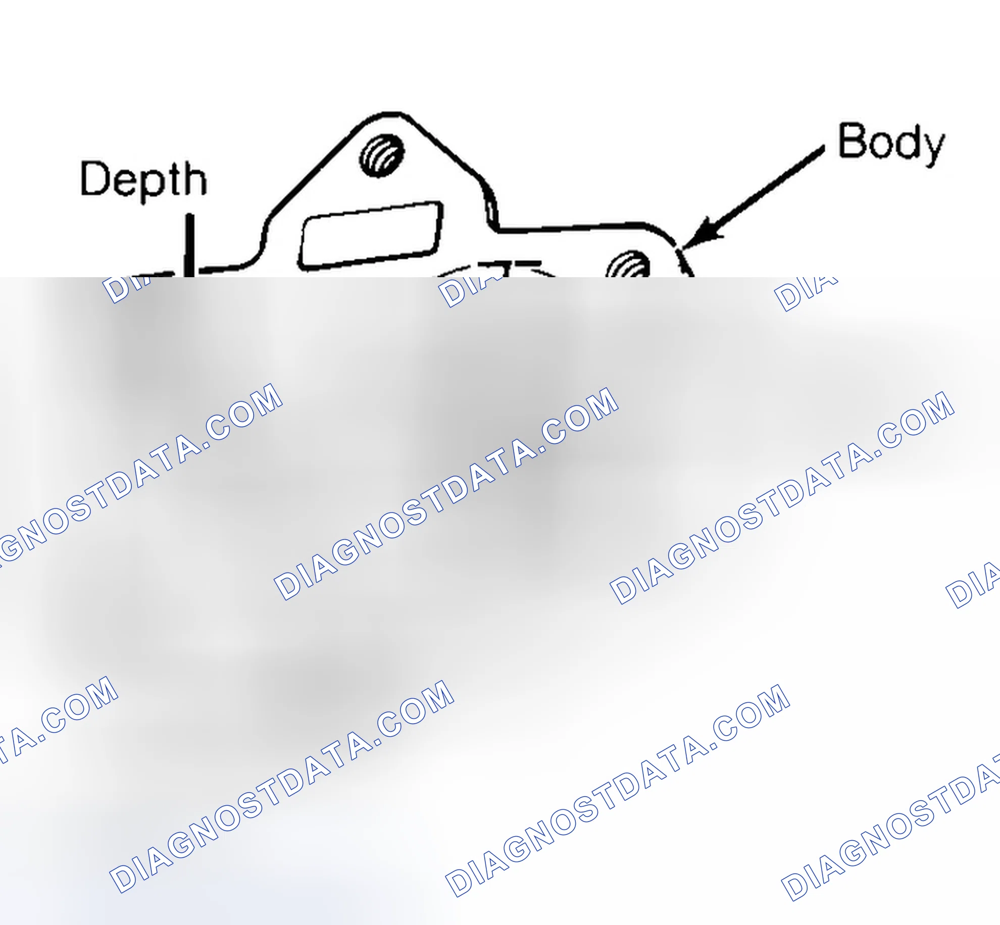 Scheme 35: Measuring Oil Pump Gear Cavity