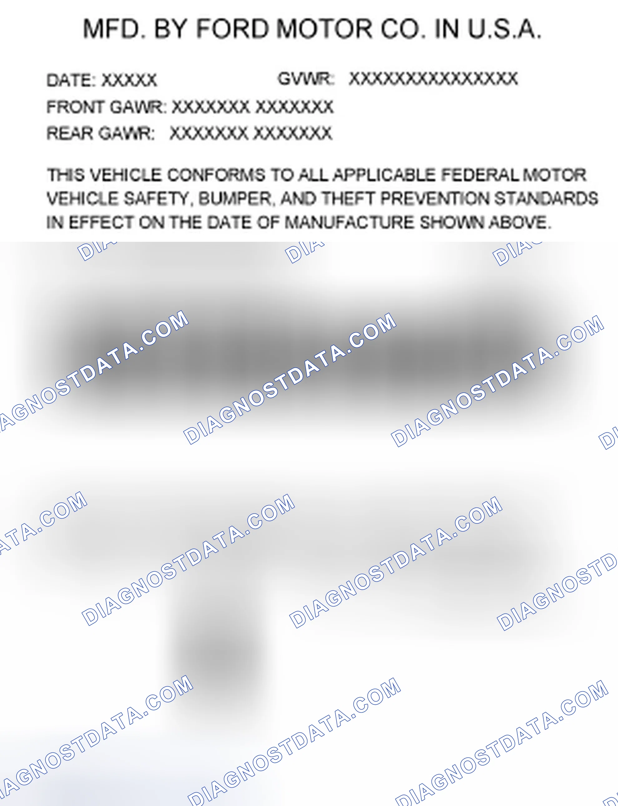 Scheme 26: Tape/Paint Pinstripe Codes - Ford Five Hundred, Mercury Montego