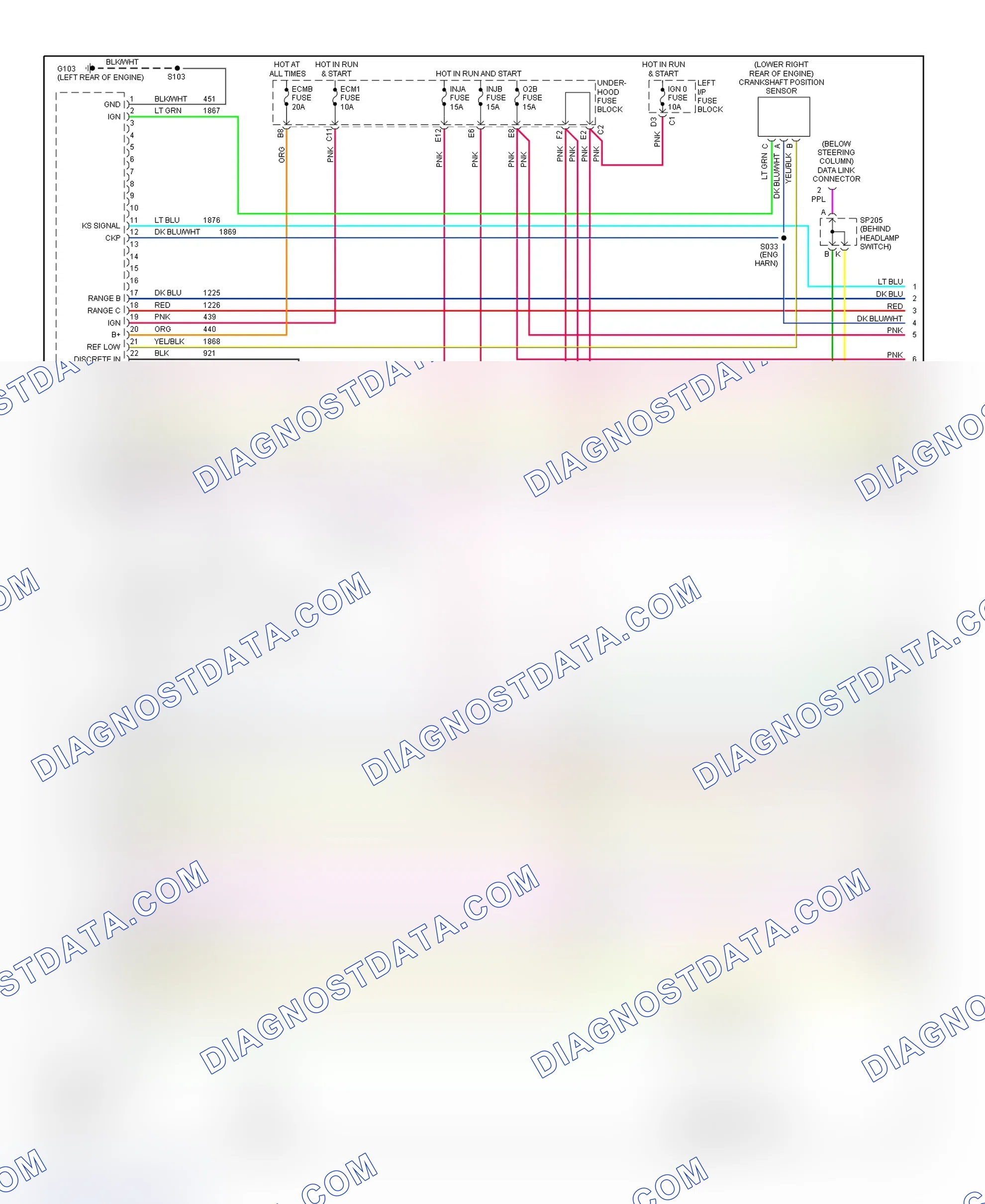 Scheme 38: PCM Wiring Diagram (Sierra & Silverado - 6.0L CNG - 1 Of 8)