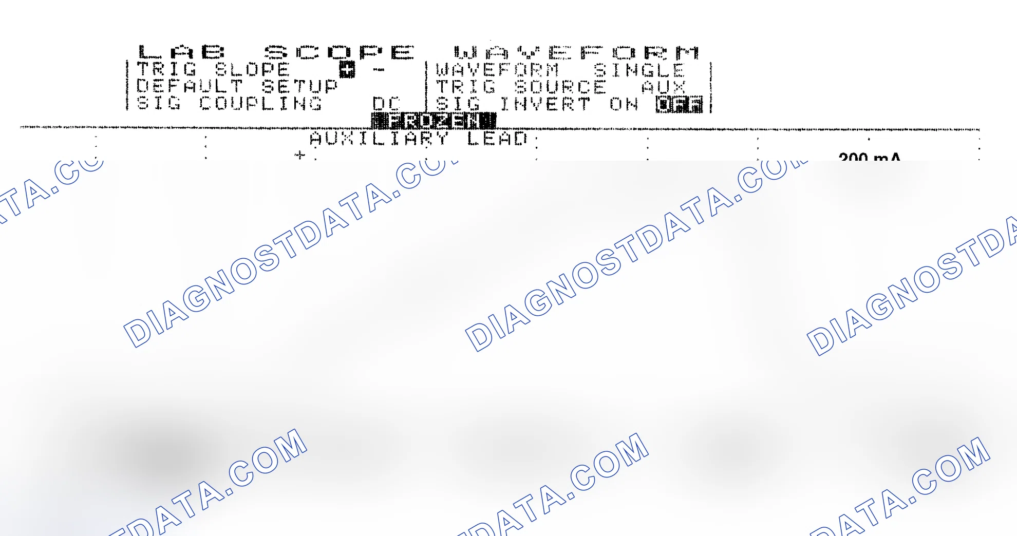 Scheme 13: Single Injector w/Normal Current Flow - Current Pattern