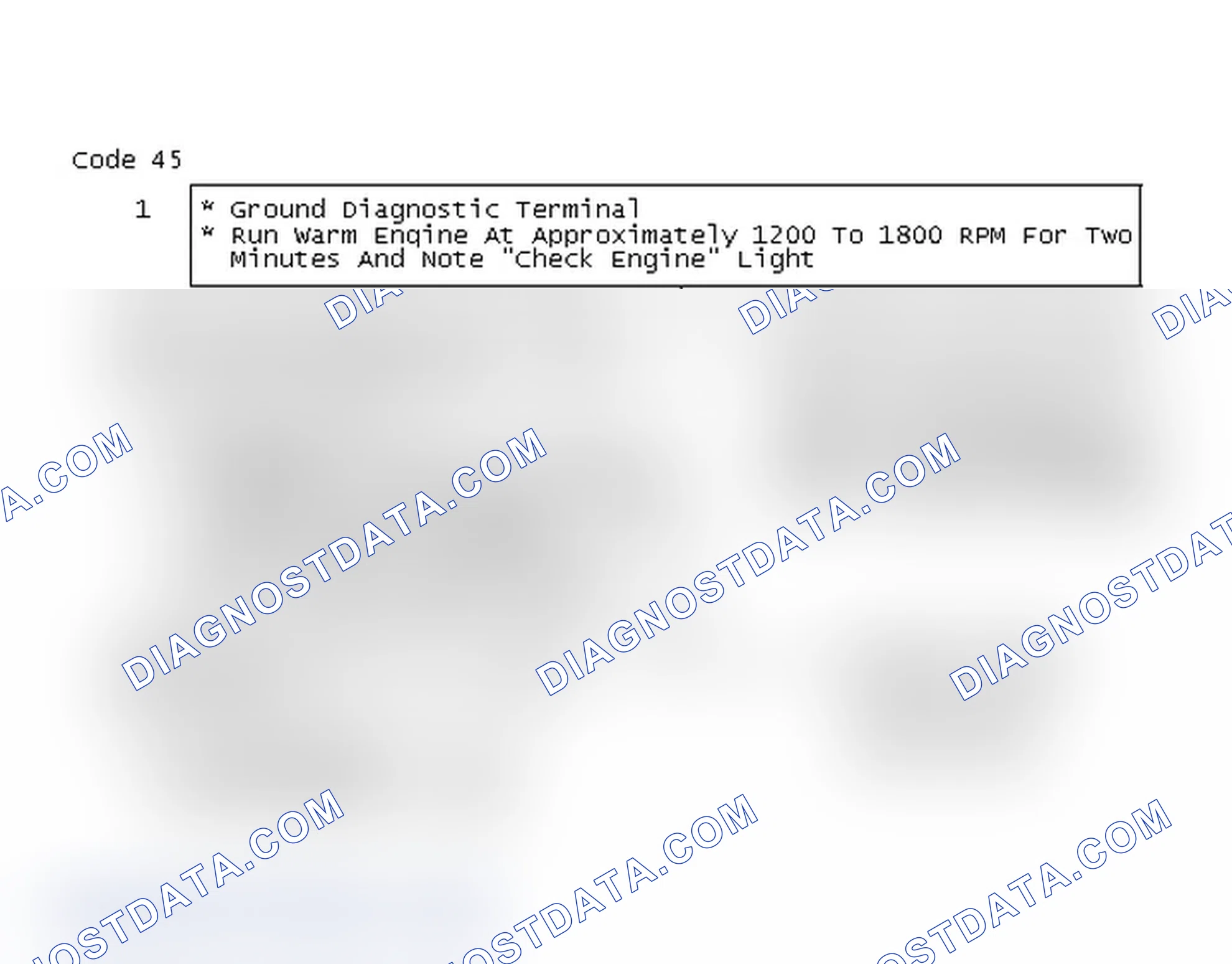Scheme 333: Code 45 Chart