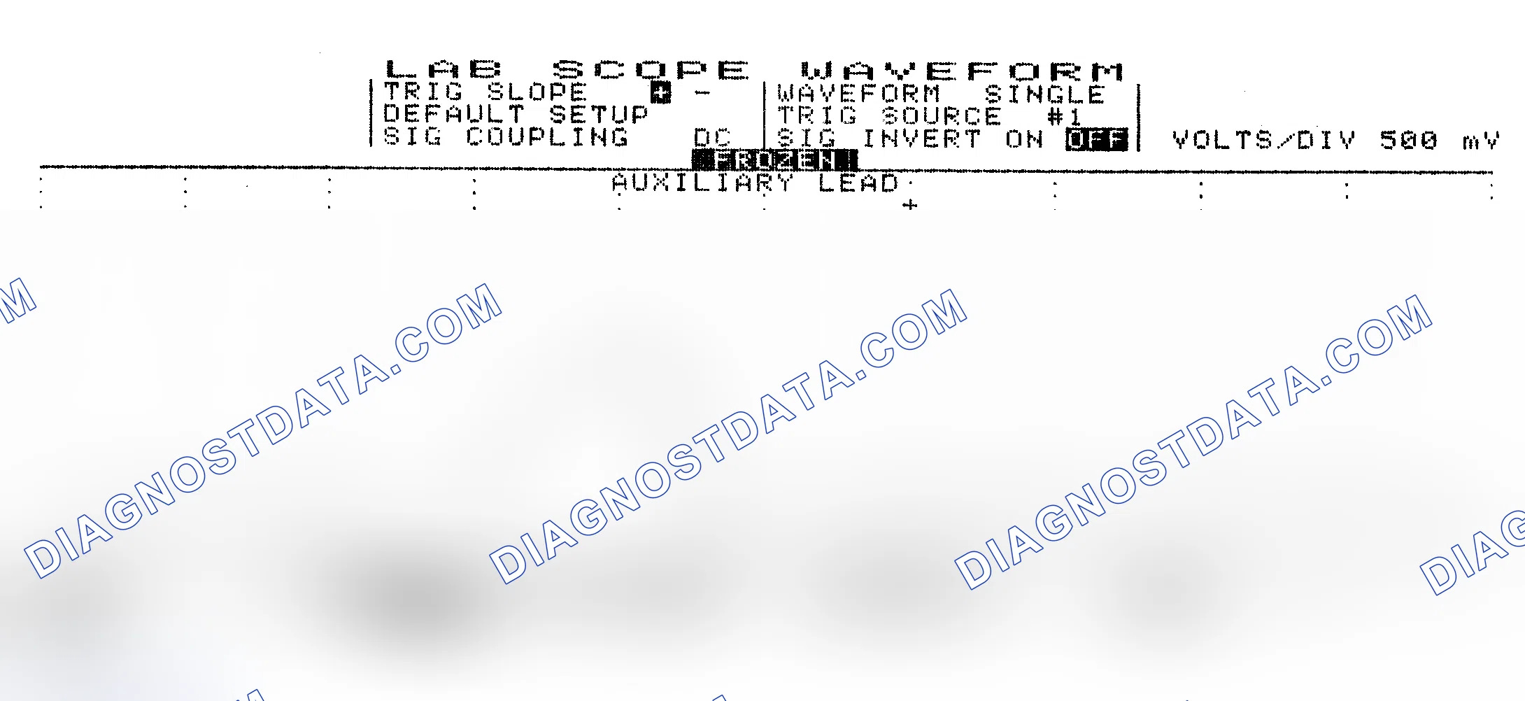 Scheme 10: Single Injector w/Excessive Current Flow - Current Pattern