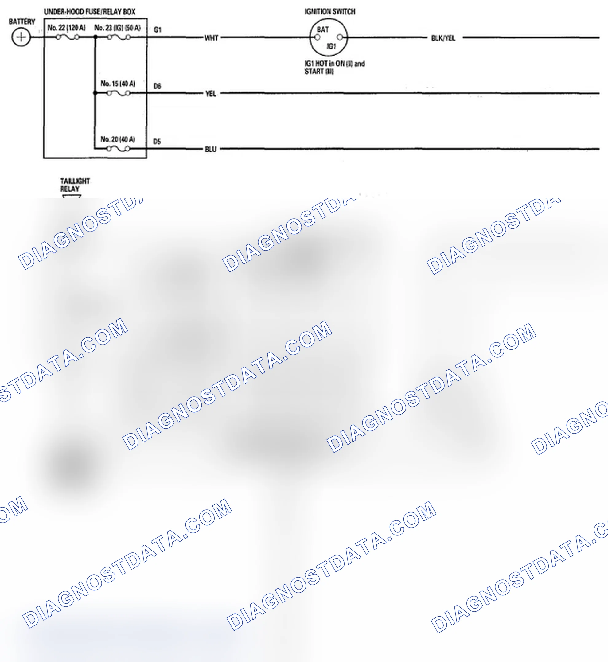 Scheme 3: Circuit Diagram - Power Seat