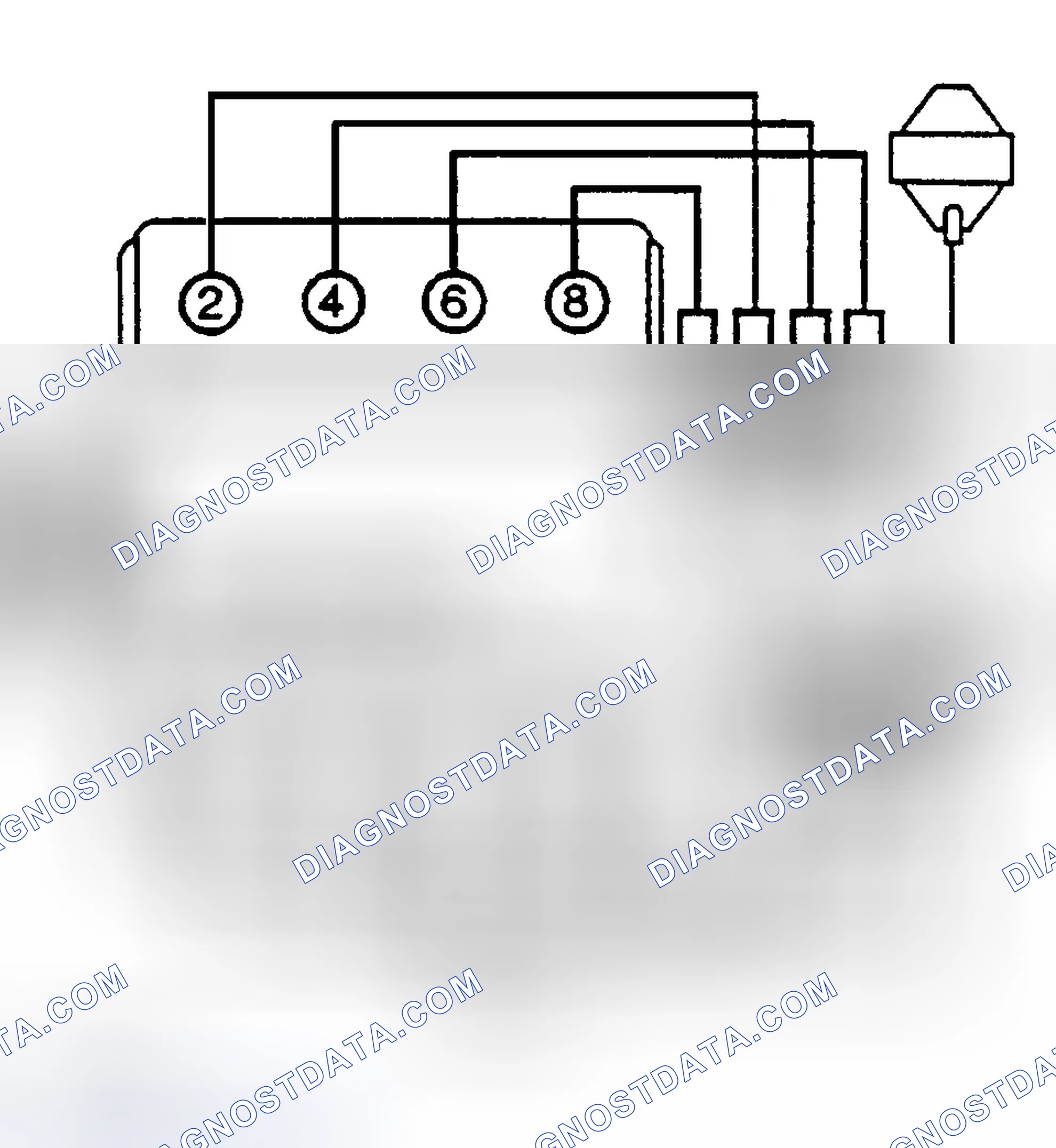 Scheme 8: Firing Order (5.0L & 5.7L)