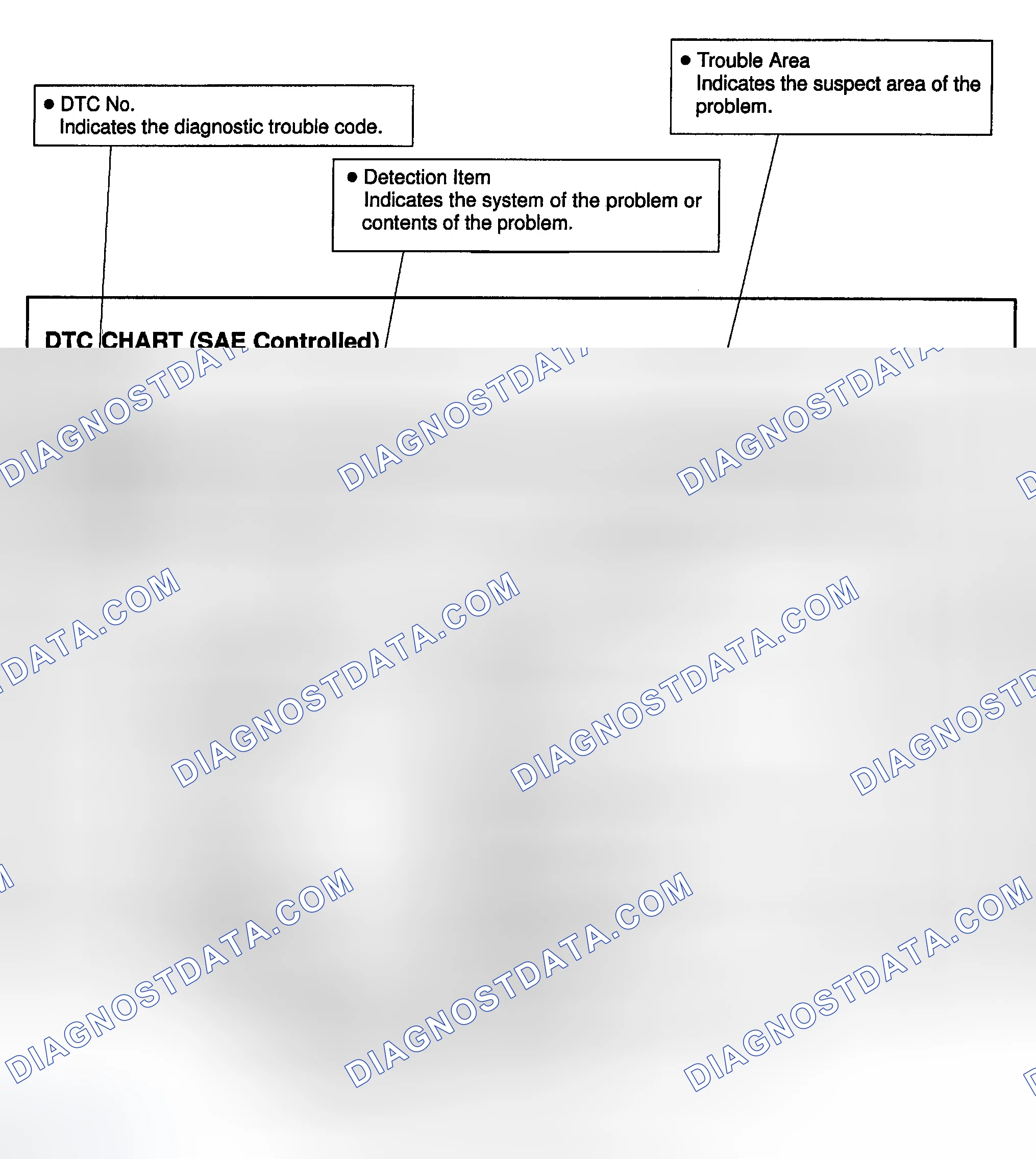 Scheme 12: Diagnostic Trouble Code Chart