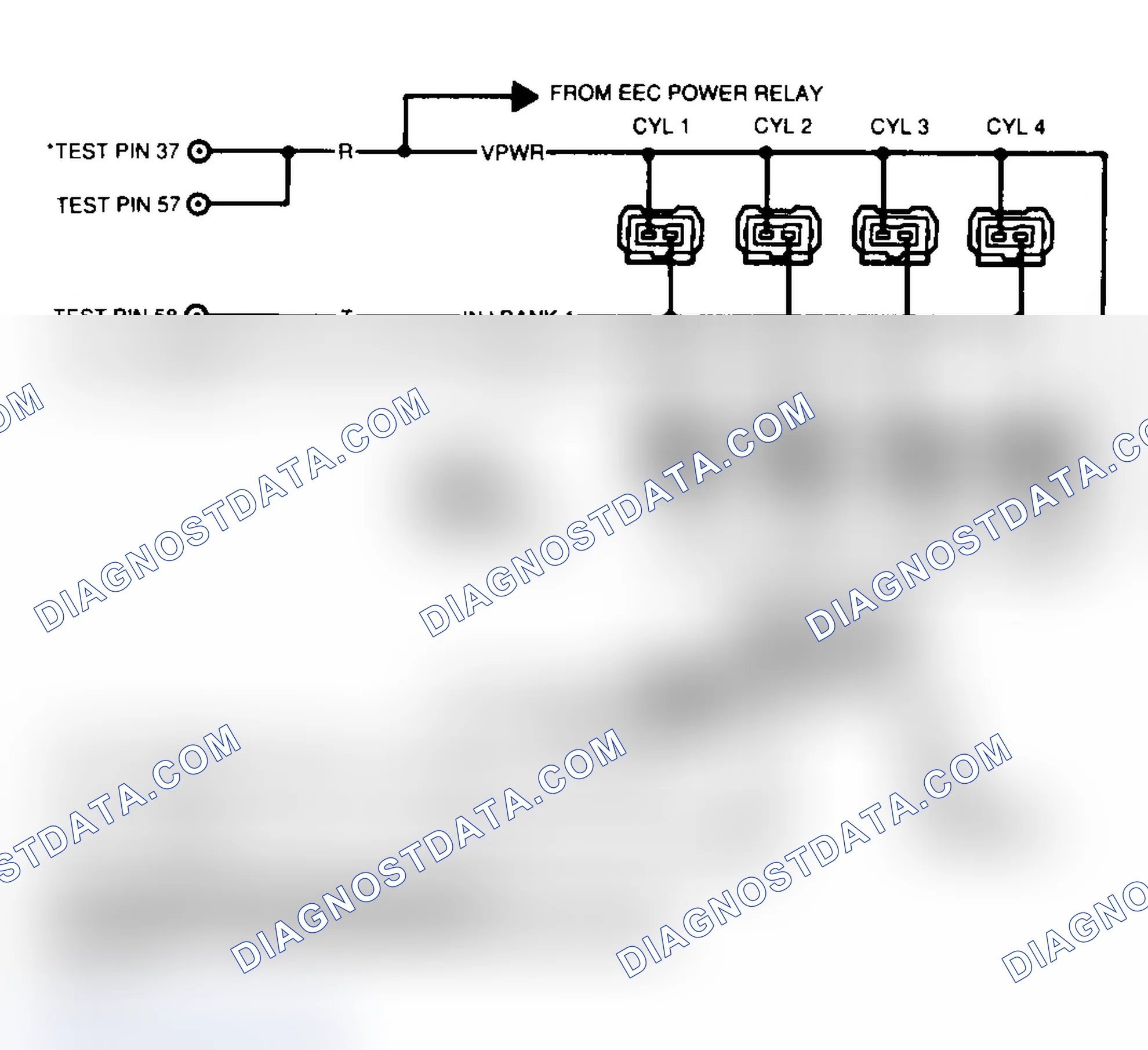 Scheme 23: Test Schematic (Bronco - 5.0L MFI & 5.8L)