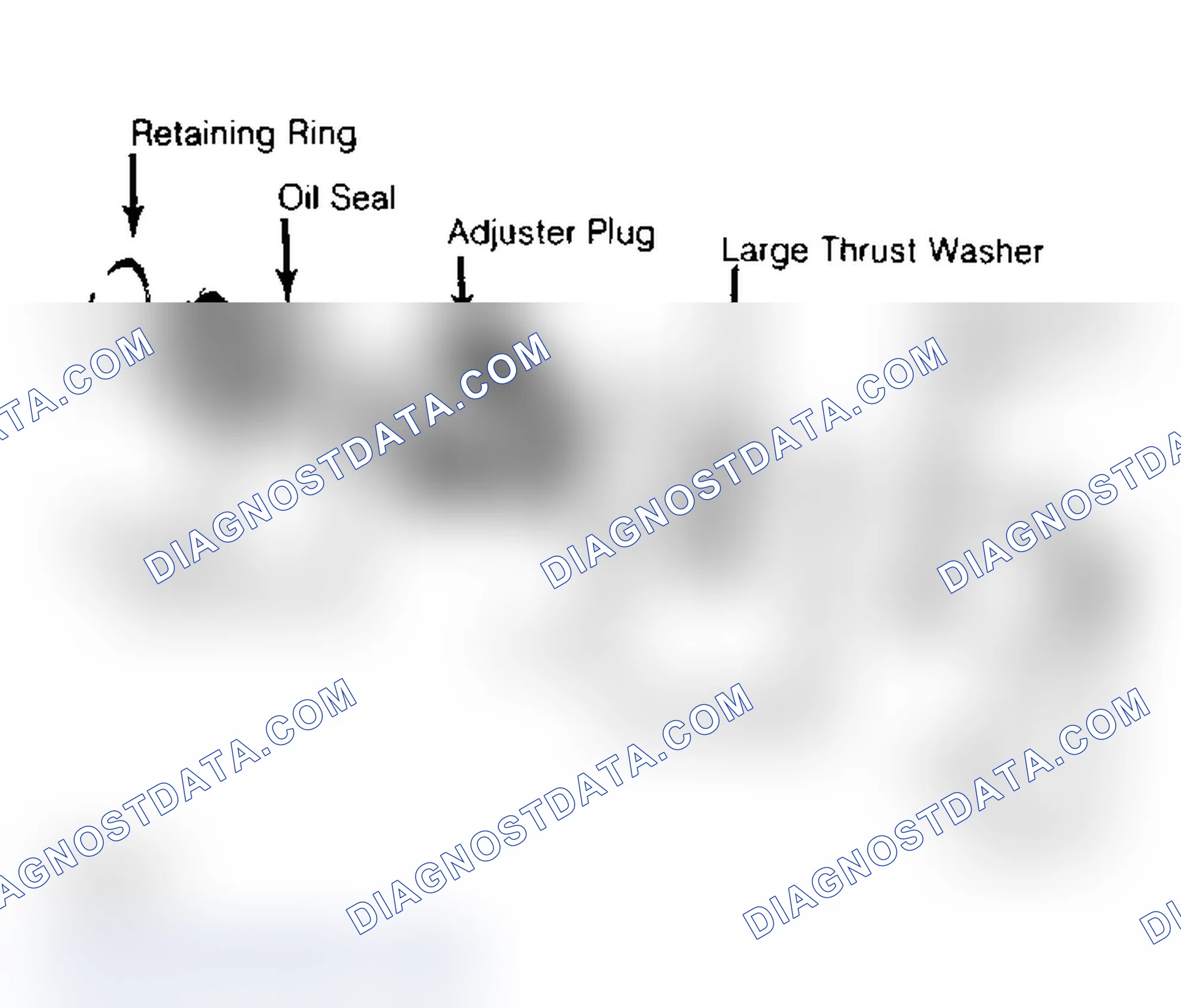 Scheme 5: Exploded View of Adjuster Plug Assembly