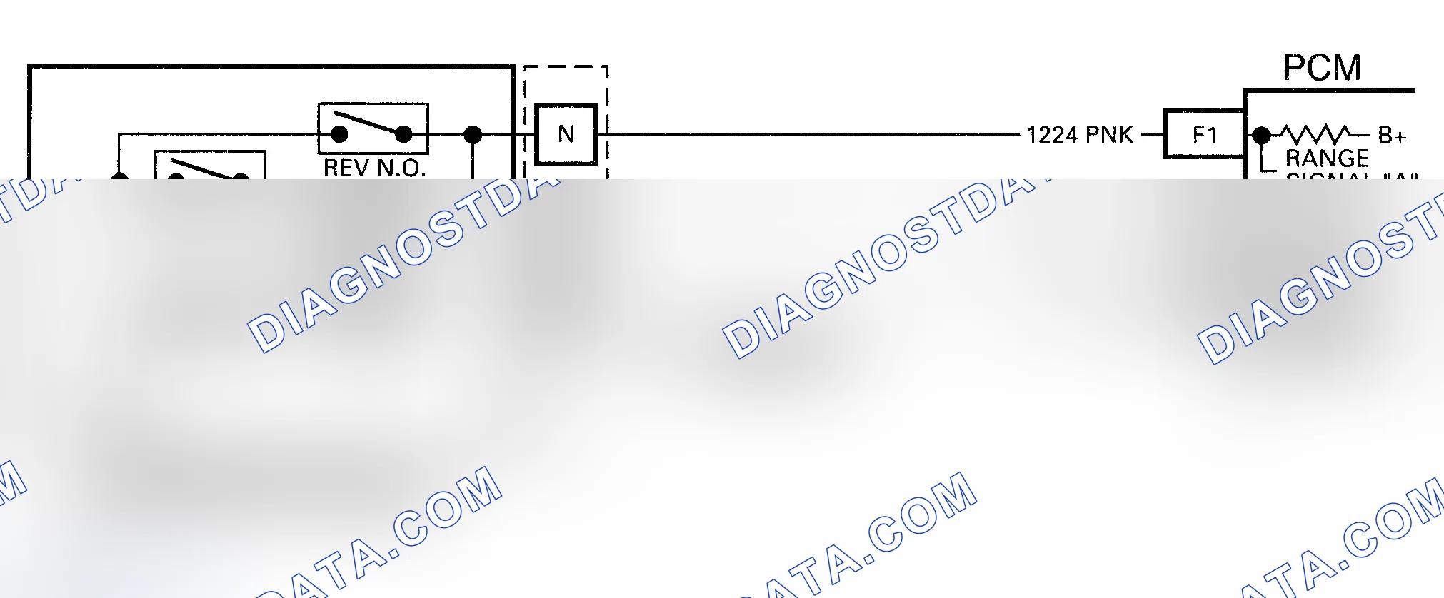 Scheme 64: Code 28 Schematic ("C", "K" & "P" Series) Transmission Range Pressure Switch