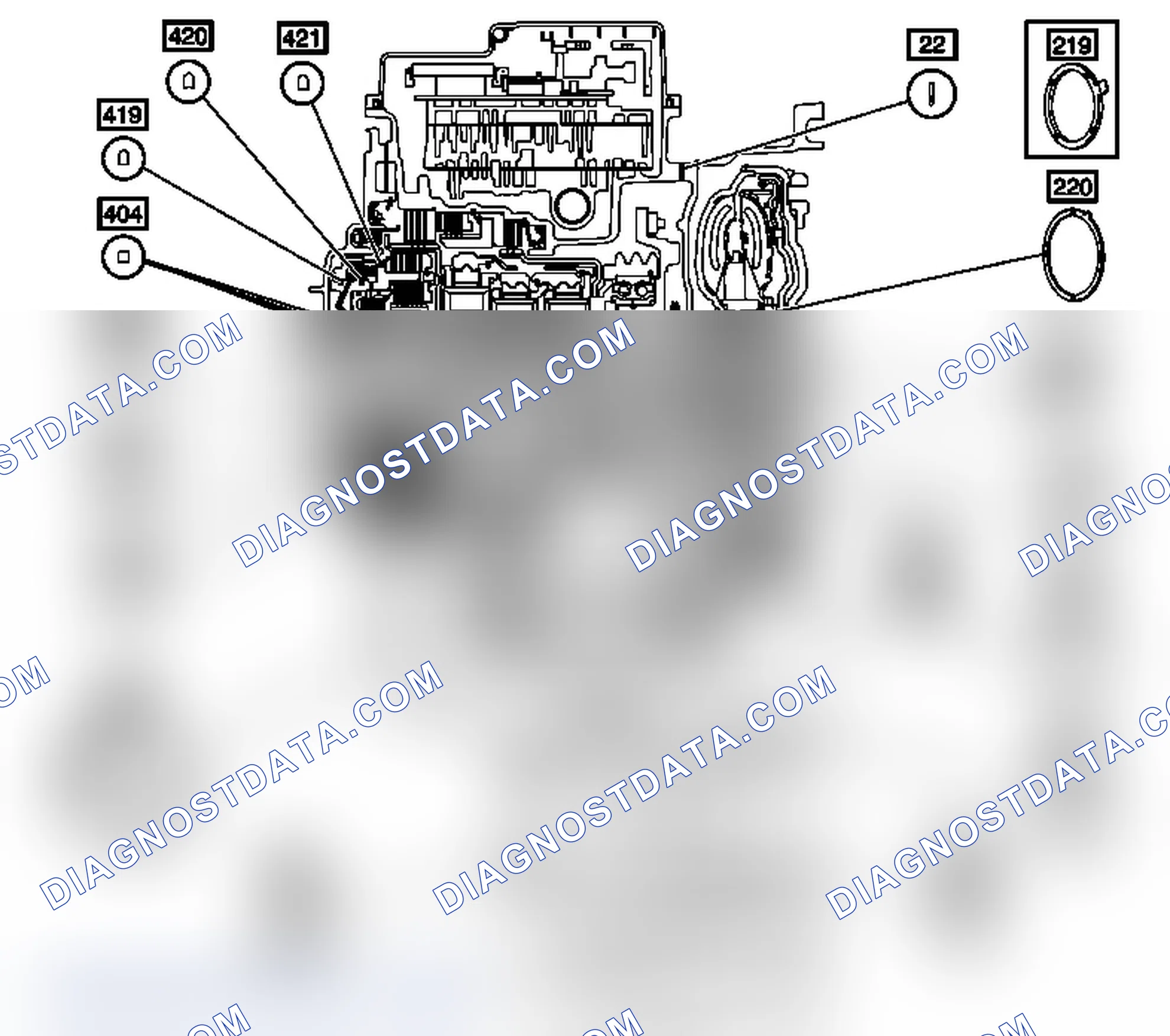 Scheme 64: Auto Trans Service Seal Kit (1 of 2) 24253594