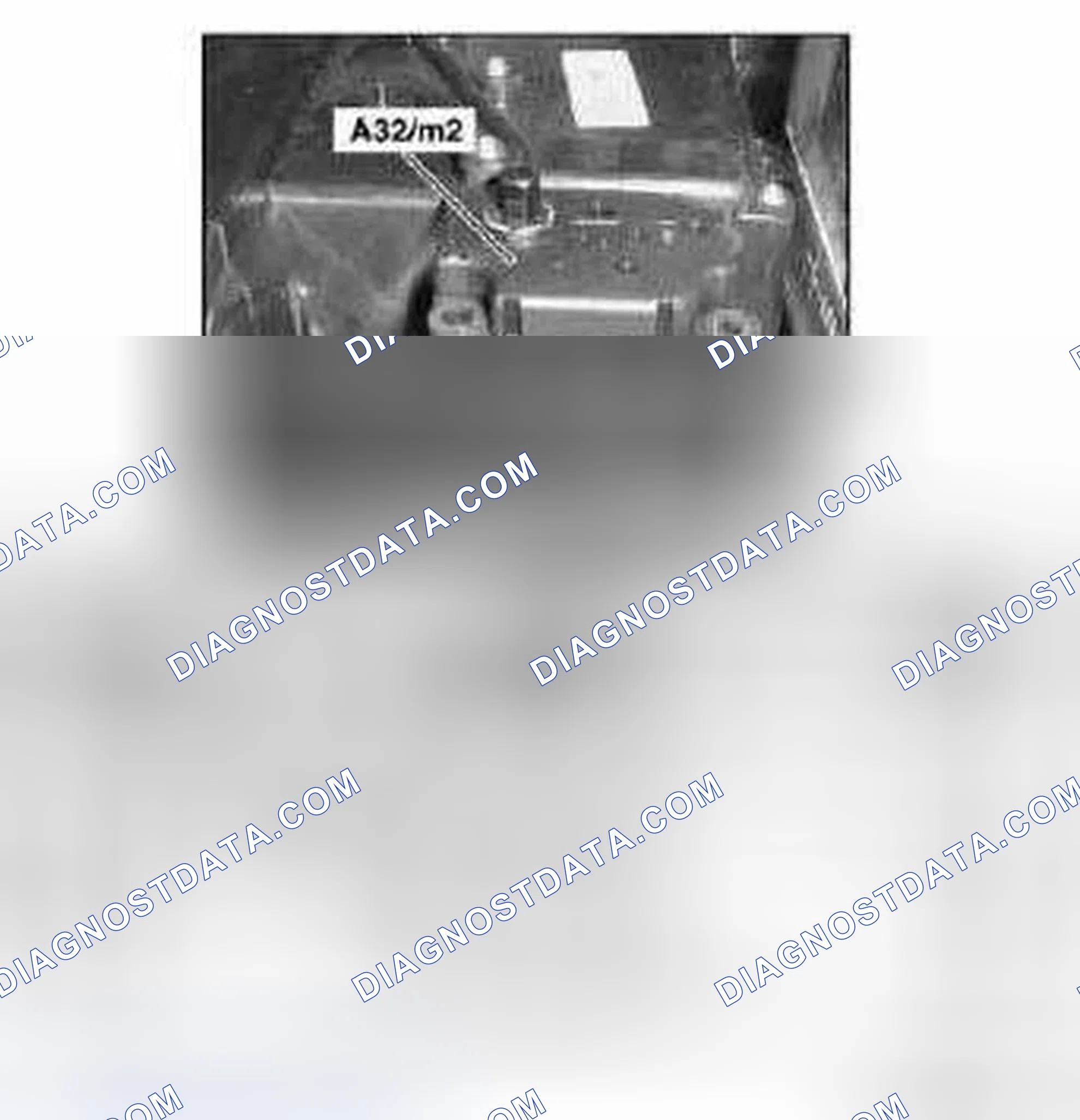 Scheme 44: Identifying Activated Charcoal Filter Actuator Motor (A32/m2) Location - Model 220