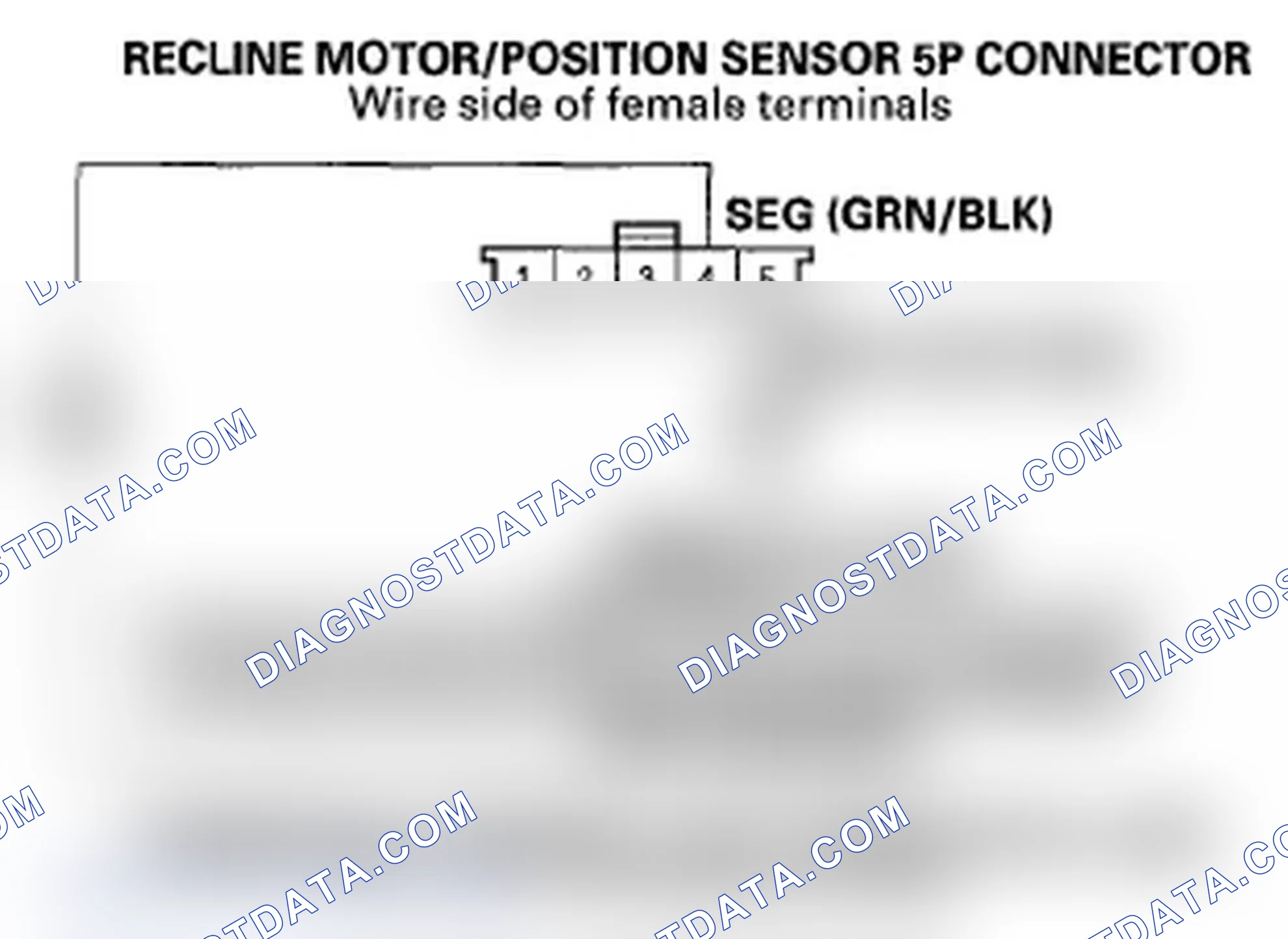 Scheme 31: DTC B1828: Power Seat Recline Motor Pulse Error