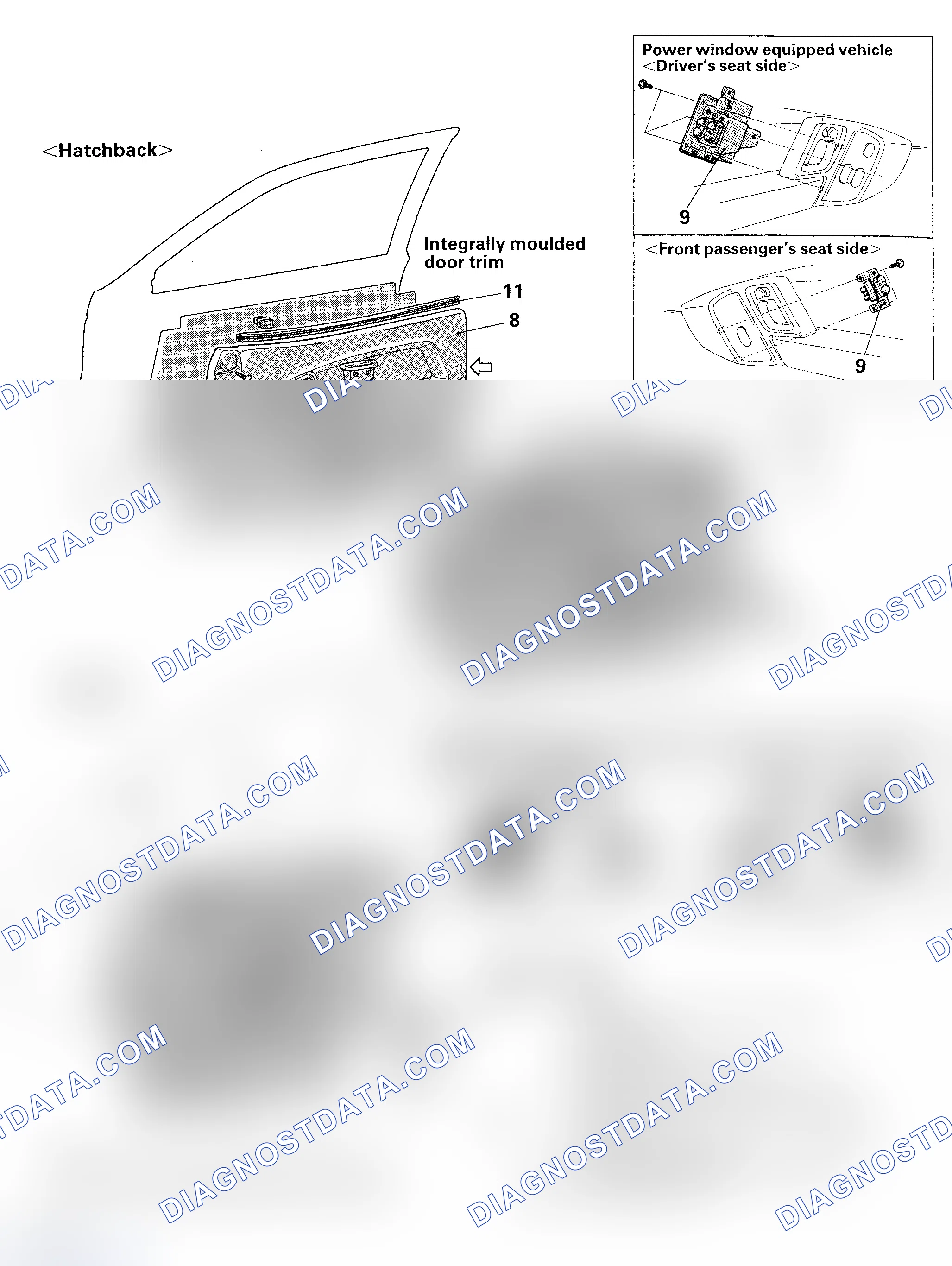 Scheme 7: FRONT DOOR TRIM & WATERPROOF FILM