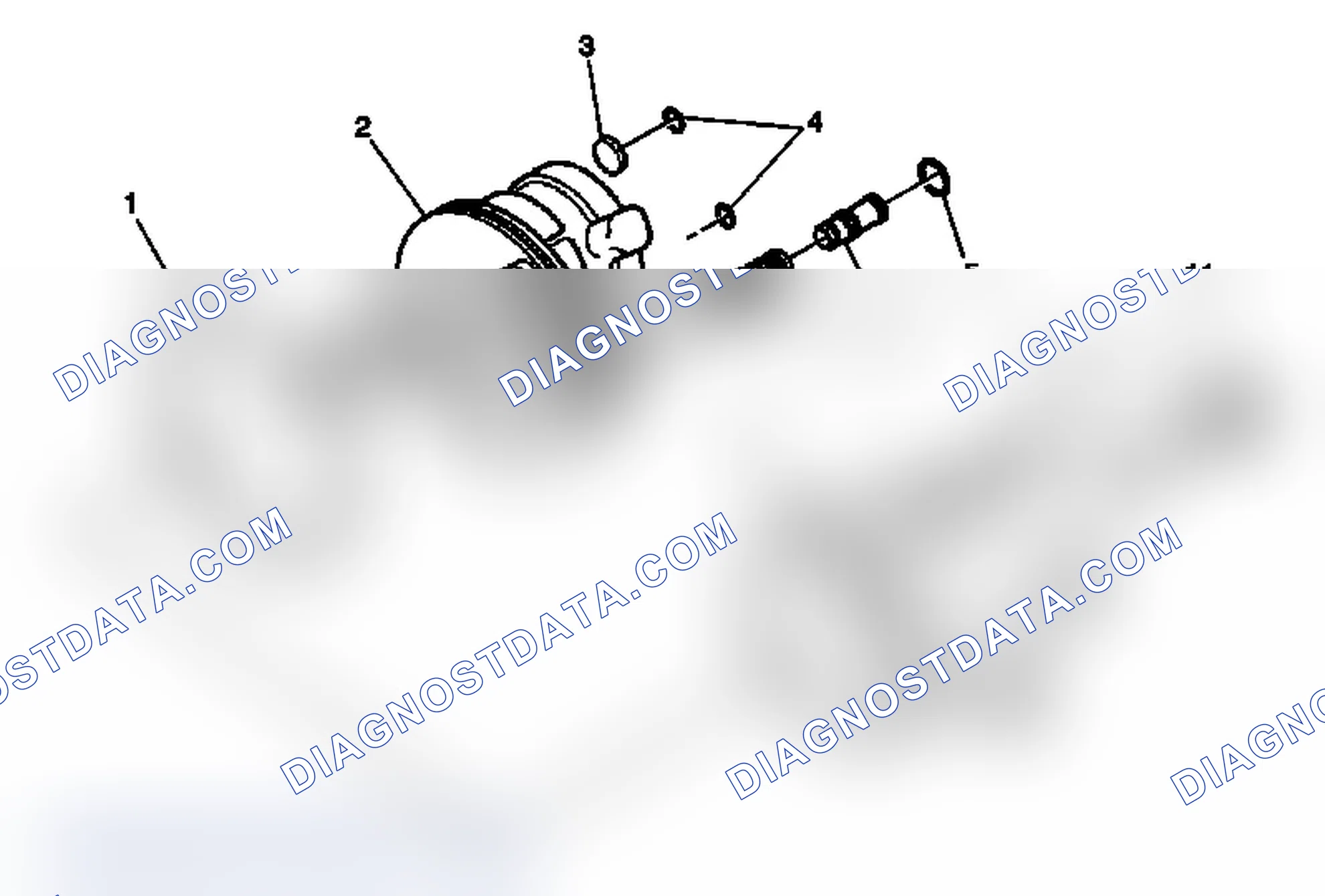 Scheme 3: Power Steering Pump Disassembled View