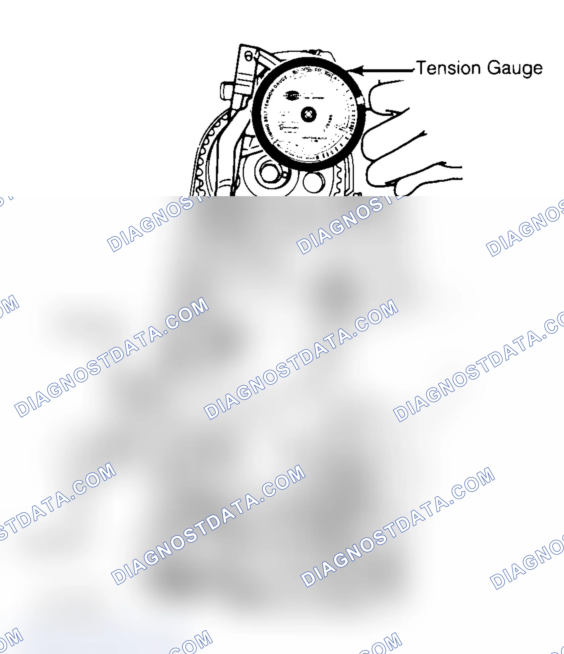 Scheme 28: Adjusting Typical Timing Belt Tension