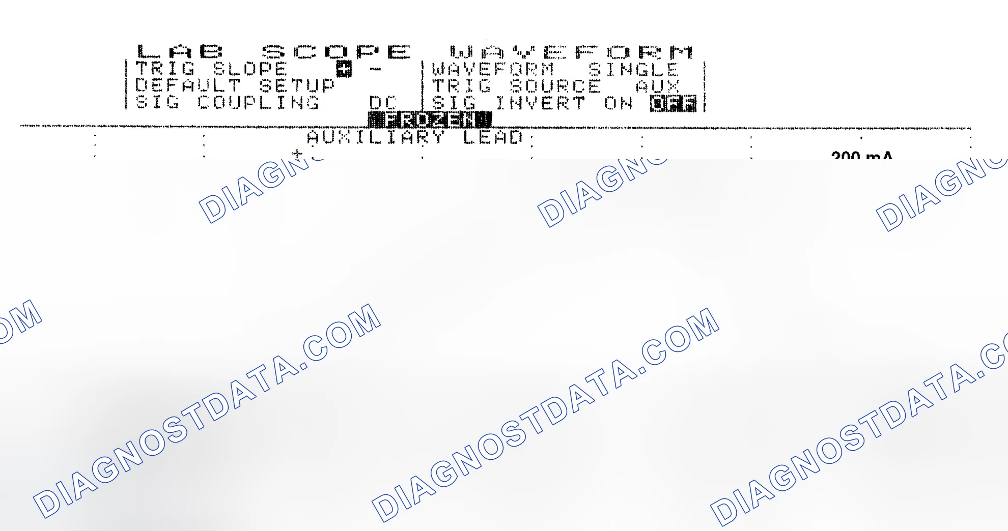 Scheme 13: Single Injector w/Normal Current Flow - Current Pattern