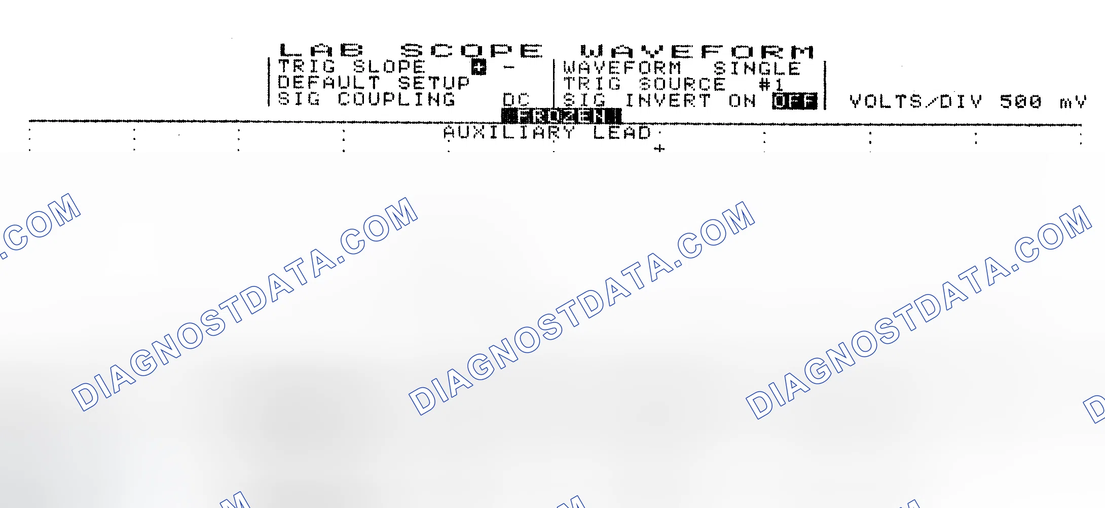 Scheme 10: Single Injector w/Excessive Current Flow - Current Pattern