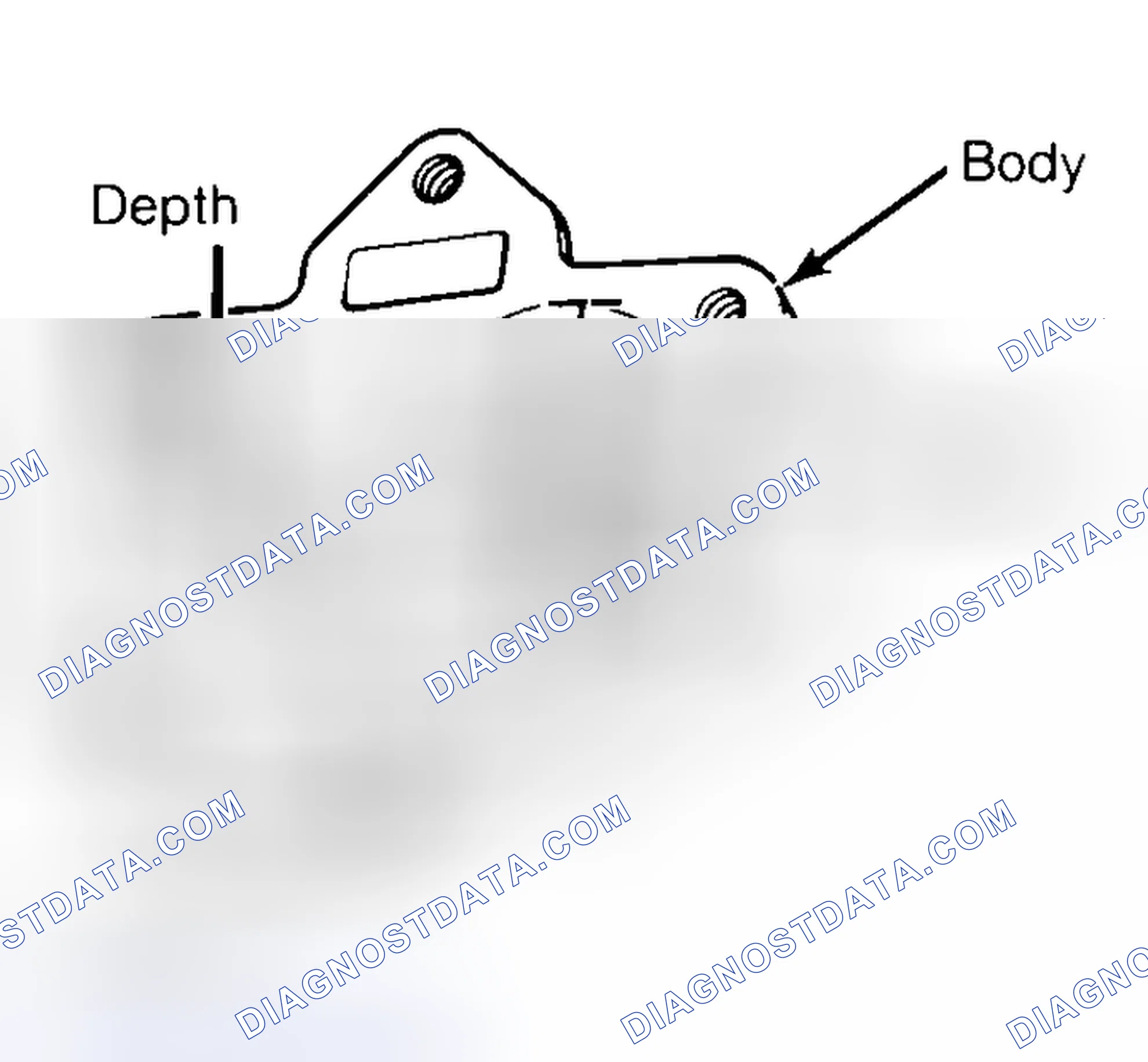 Scheme 35: Measuring Oil Pump Gear Cavity
