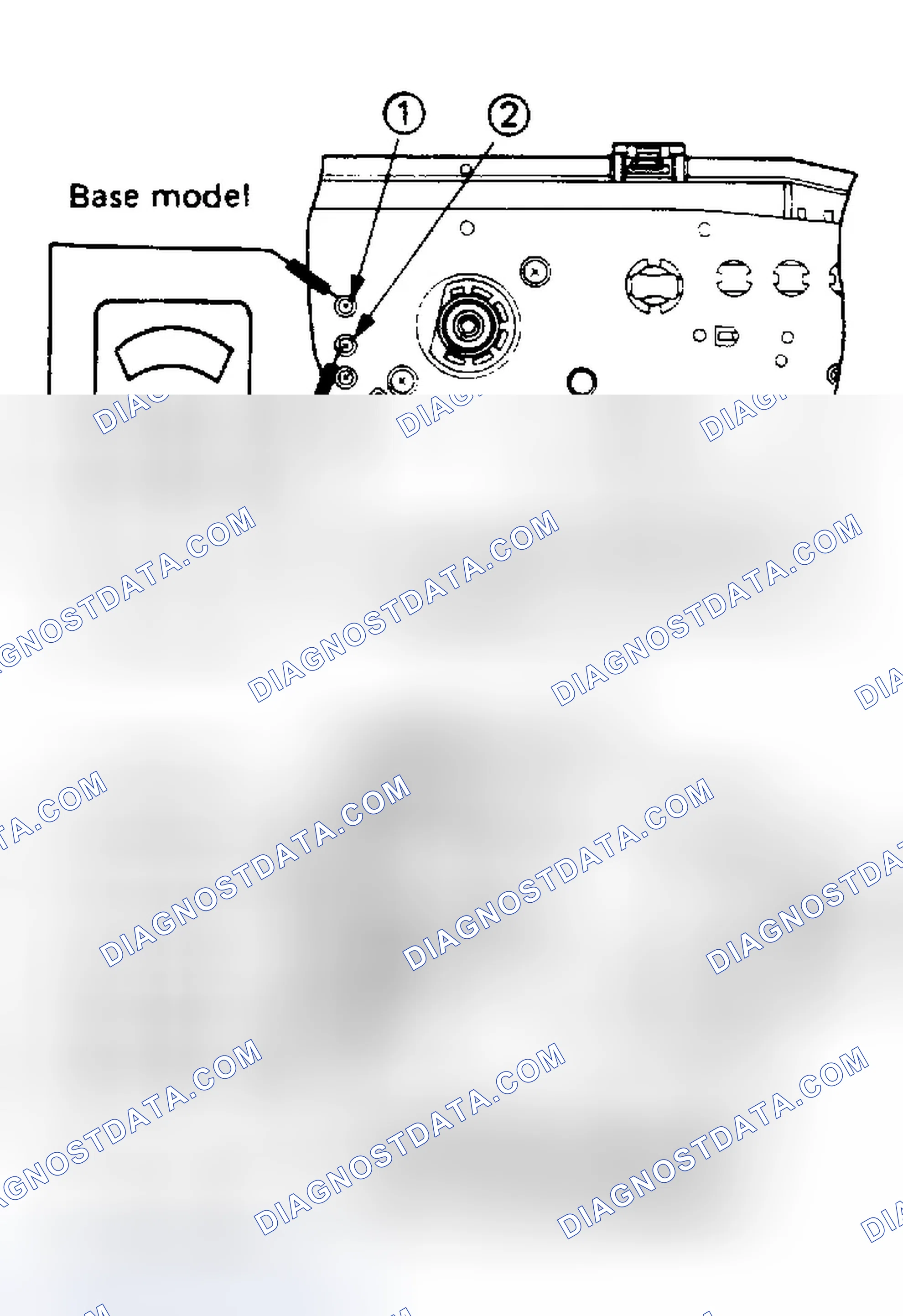 Scheme 66: Instrument Cluster Connections Courtesy Isuzu Motor Co