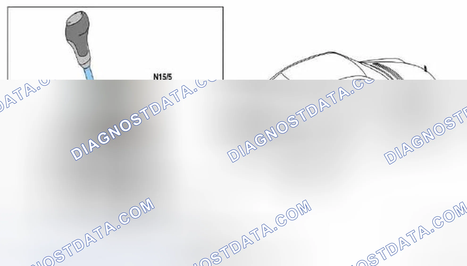 Scheme 348: Identifying Electronic Selector Lever Module Control Unit (Shown On Model 211.0)