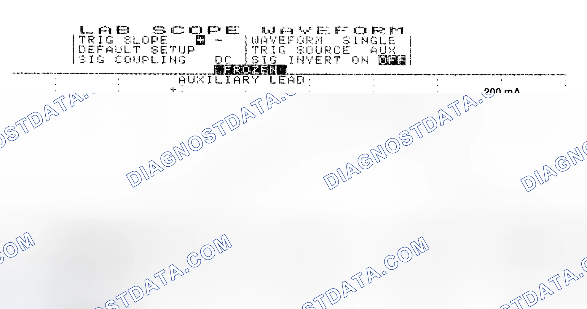 Scheme 13: Single Injector w/Normal Current Flow - Current Pattern