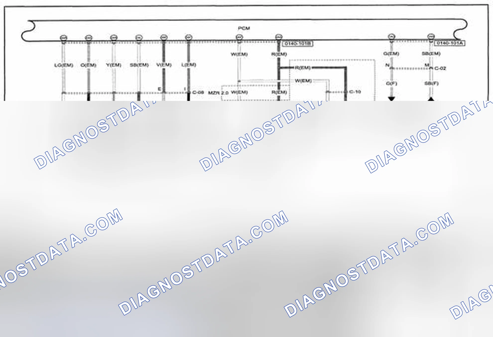 Scheme 132: Control System (MZR 2.0, MZR 2.5) Wiring Diagram - 0140-1i (1 Of 2)