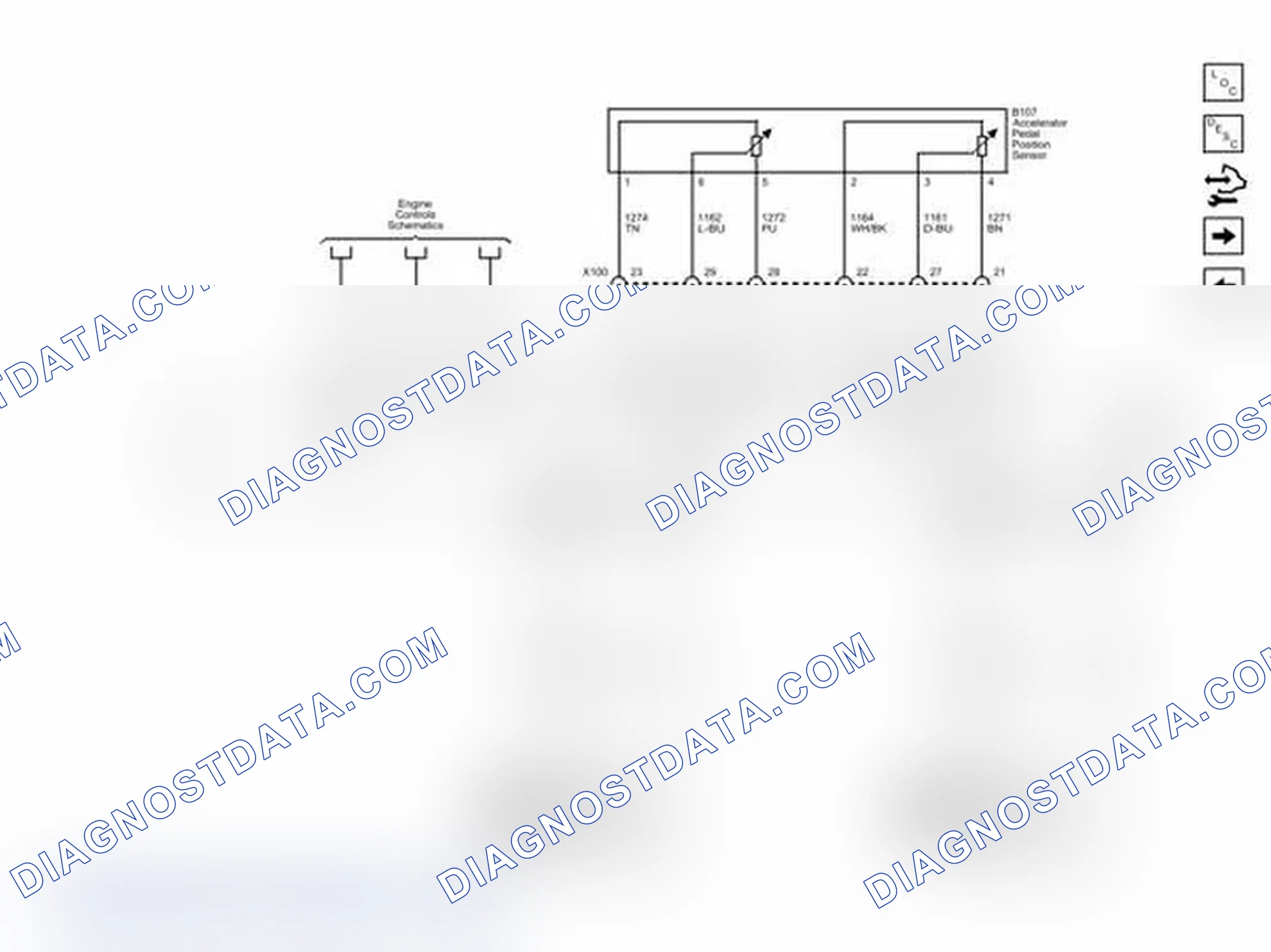 Scheme 39: Engine Data Sensors - Pedal Position and Injector Timing