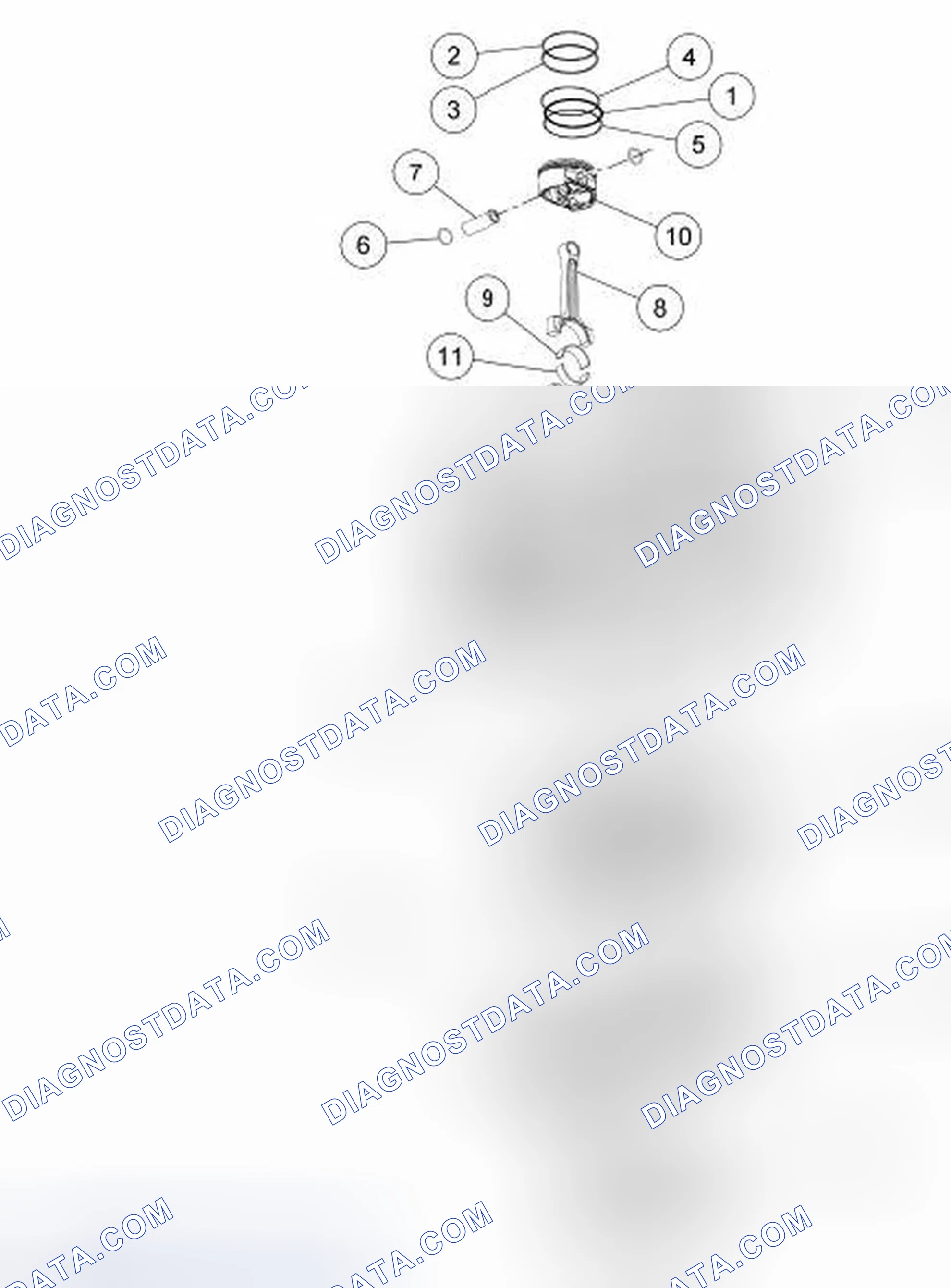 Scheme 341: Identifying Lower Engine Block Components (View 2)